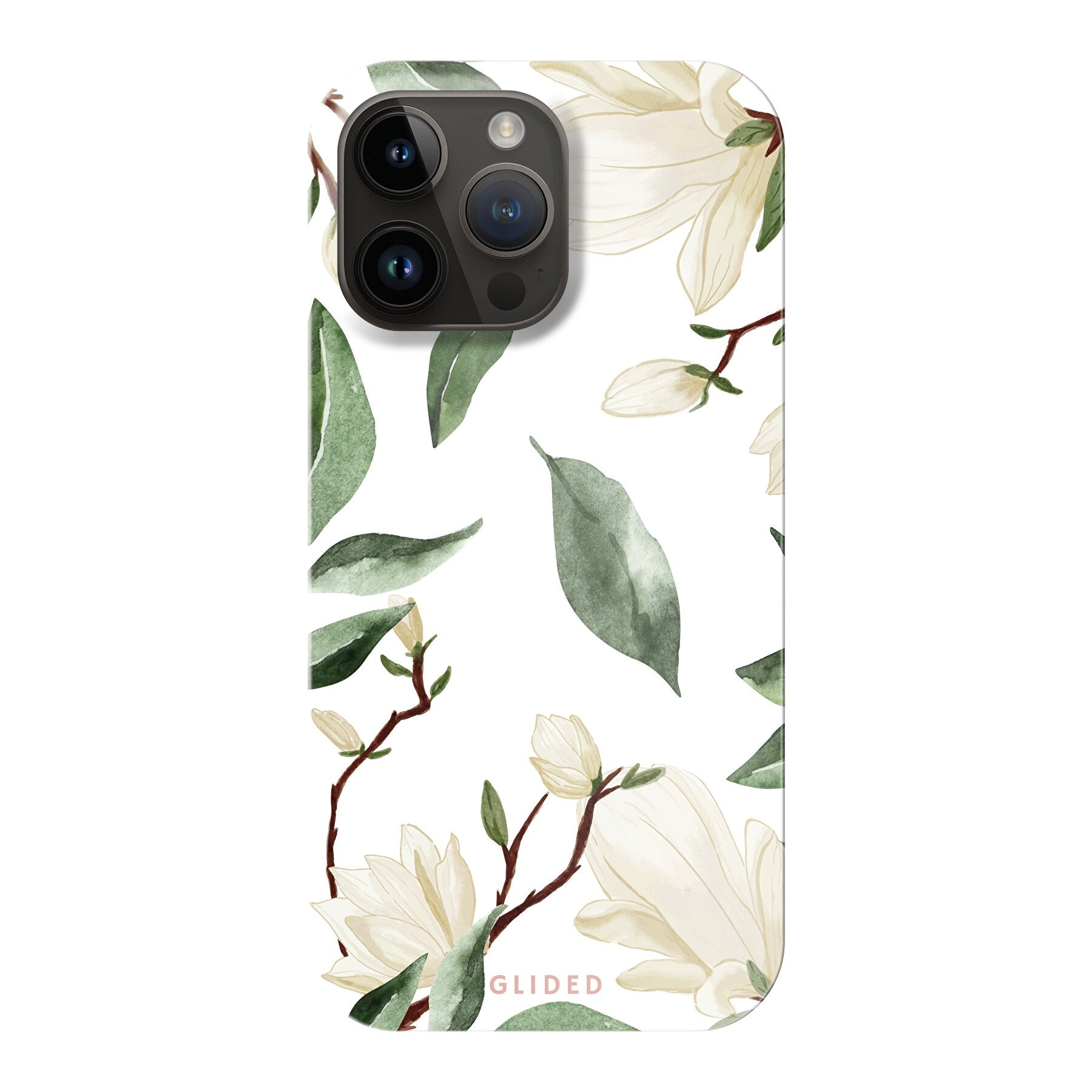 White Elegance - iPhone 14 Pro Max Handyhülle Hard Case