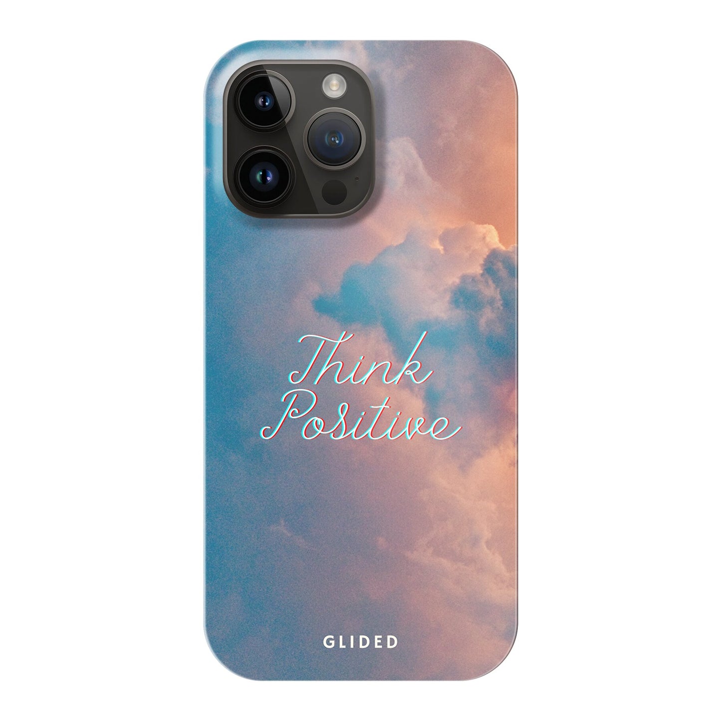 Think positive - iPhone 14 Pro Max Handyhülle Hard Case