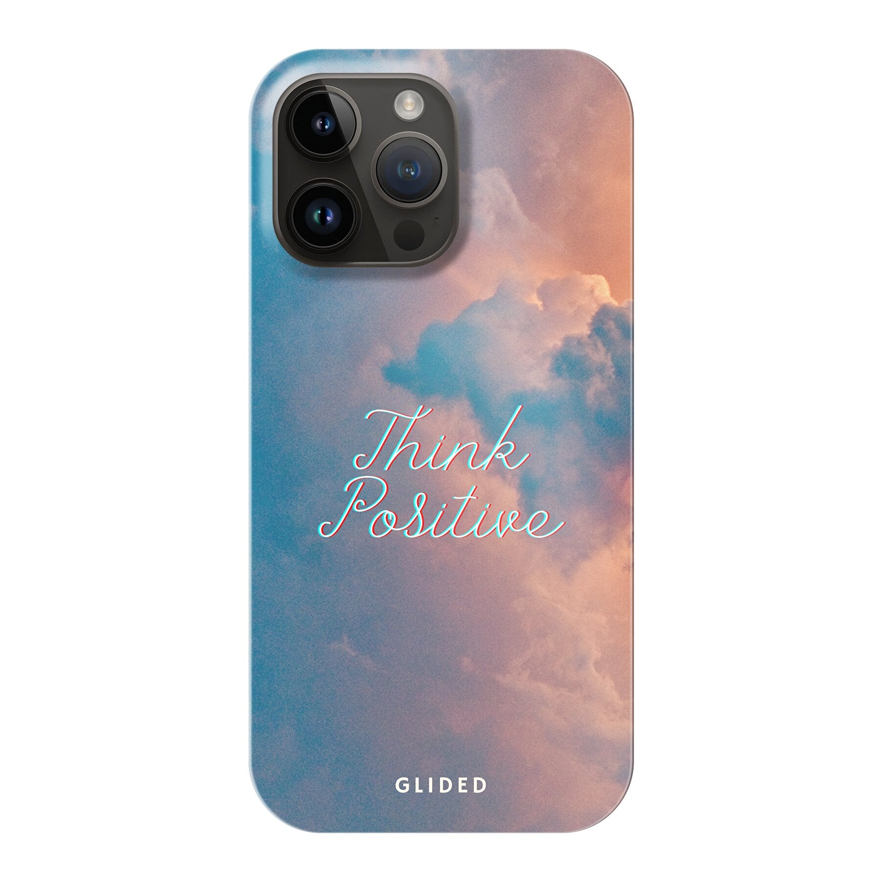 Think positive - iPhone 14 Pro Max Handyhülle Hard Case