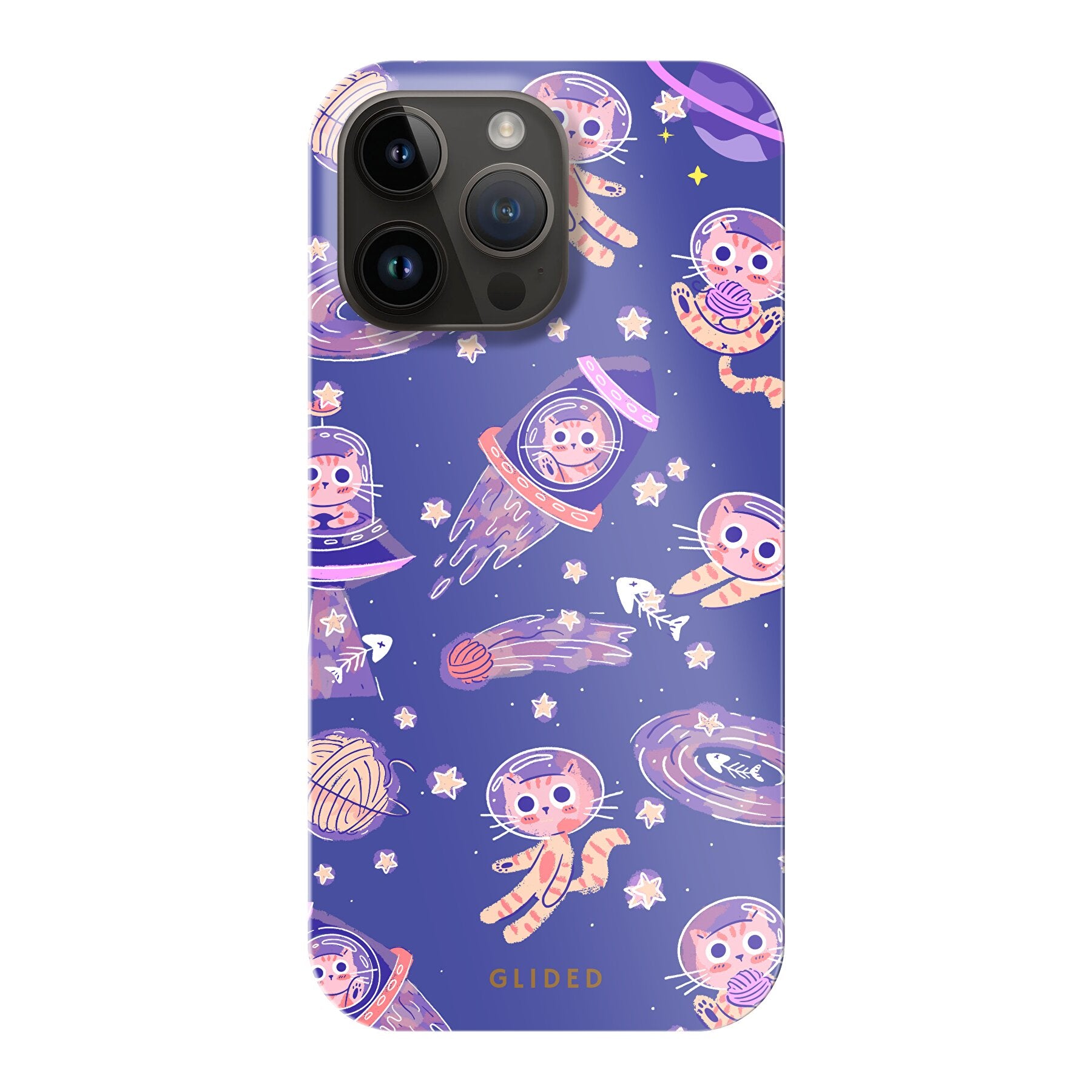 Space Cat - iPhone 14 Pro Max Handyhülle Hard Case