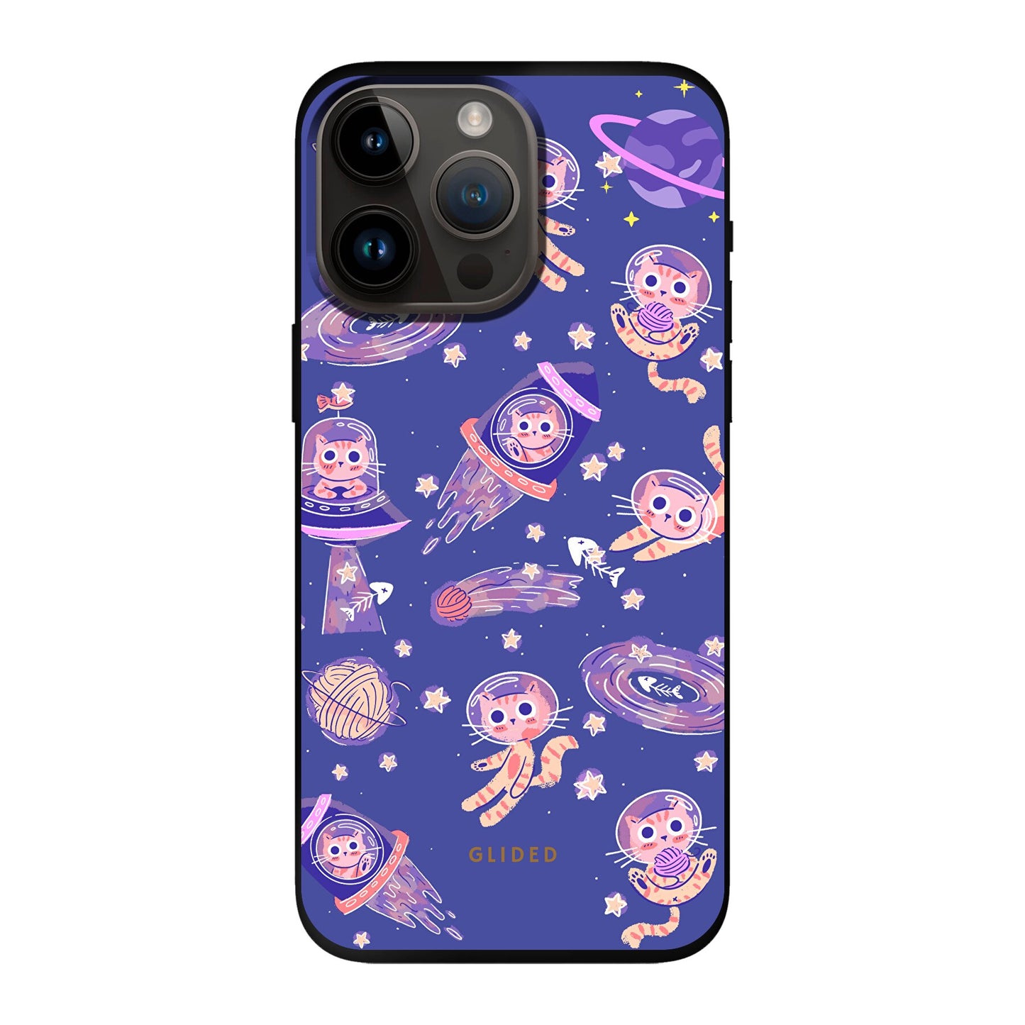 Space Cat - iPhone 14 Pro Max Handyhülle Soft case