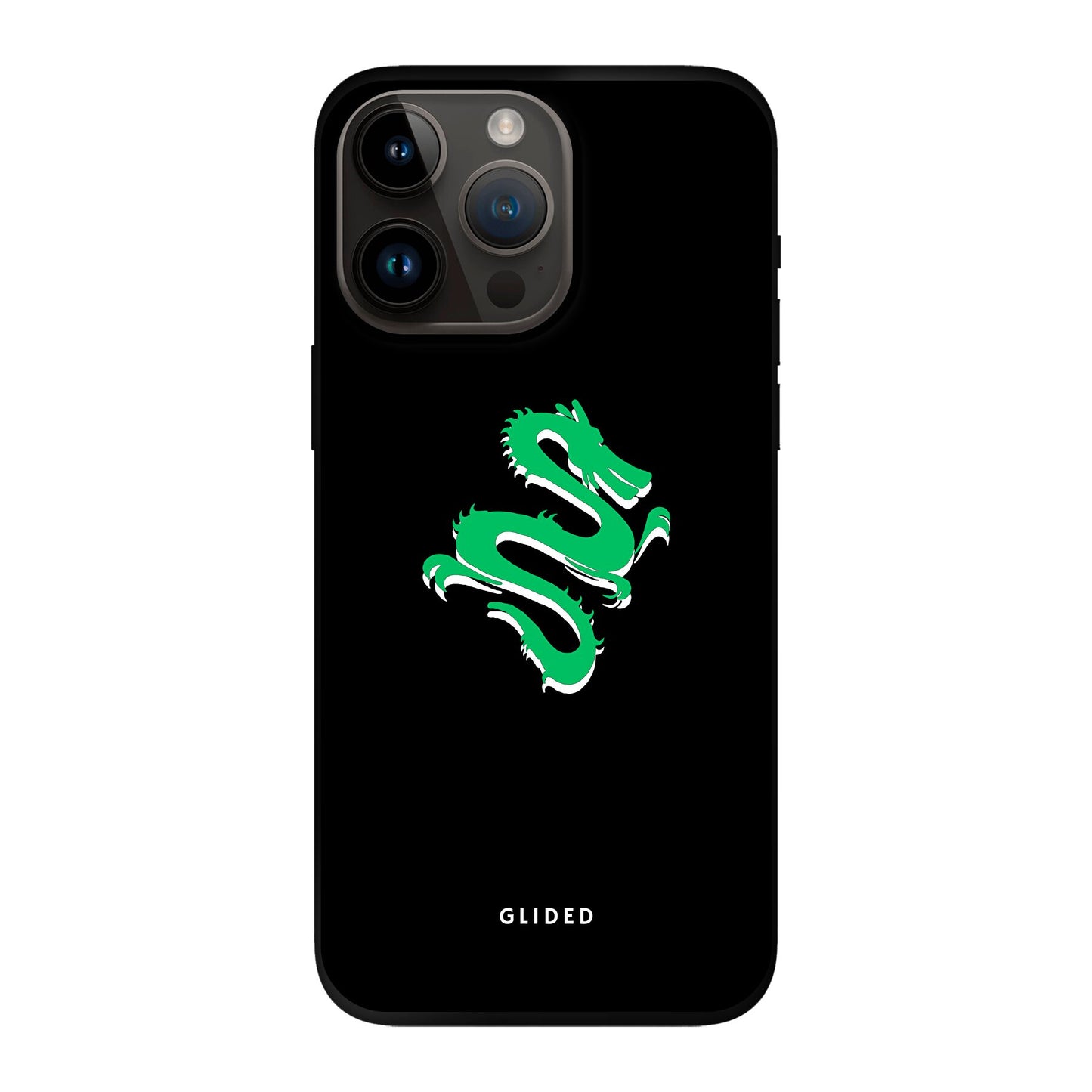 Emerald Dragon - iPhone 14 Pro Max Handyhülle Soft case