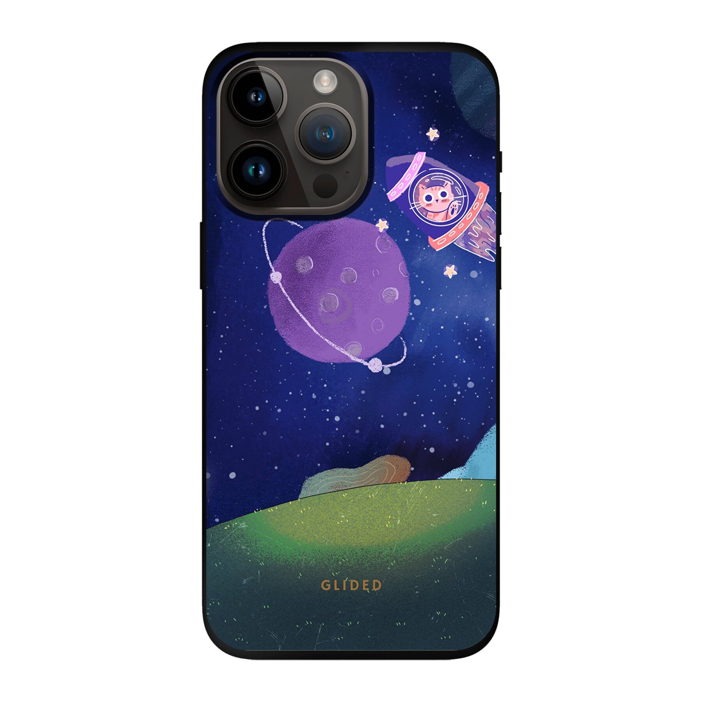 Galaxy Cat - iPhone 14 Pro Max Handyhülle Soft case