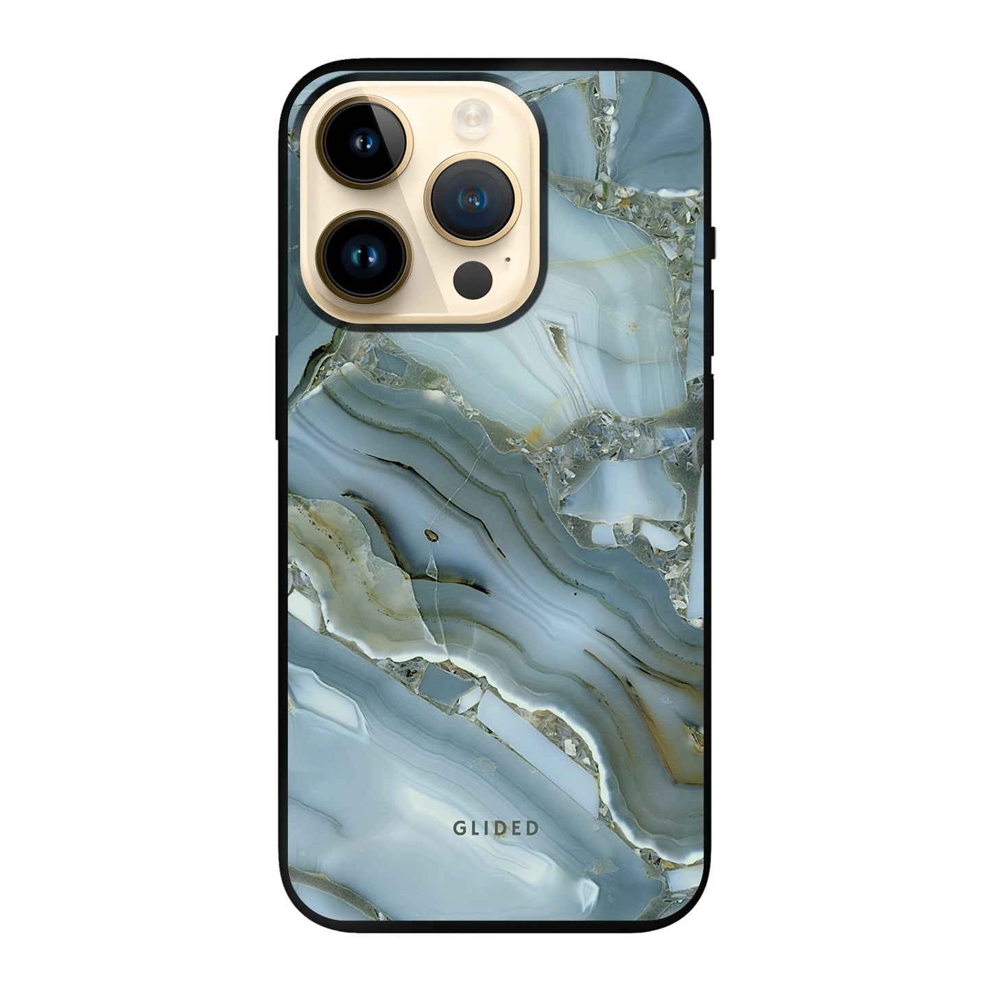 Green Marble - iPhone 14 Pro Handyhülle Soft case