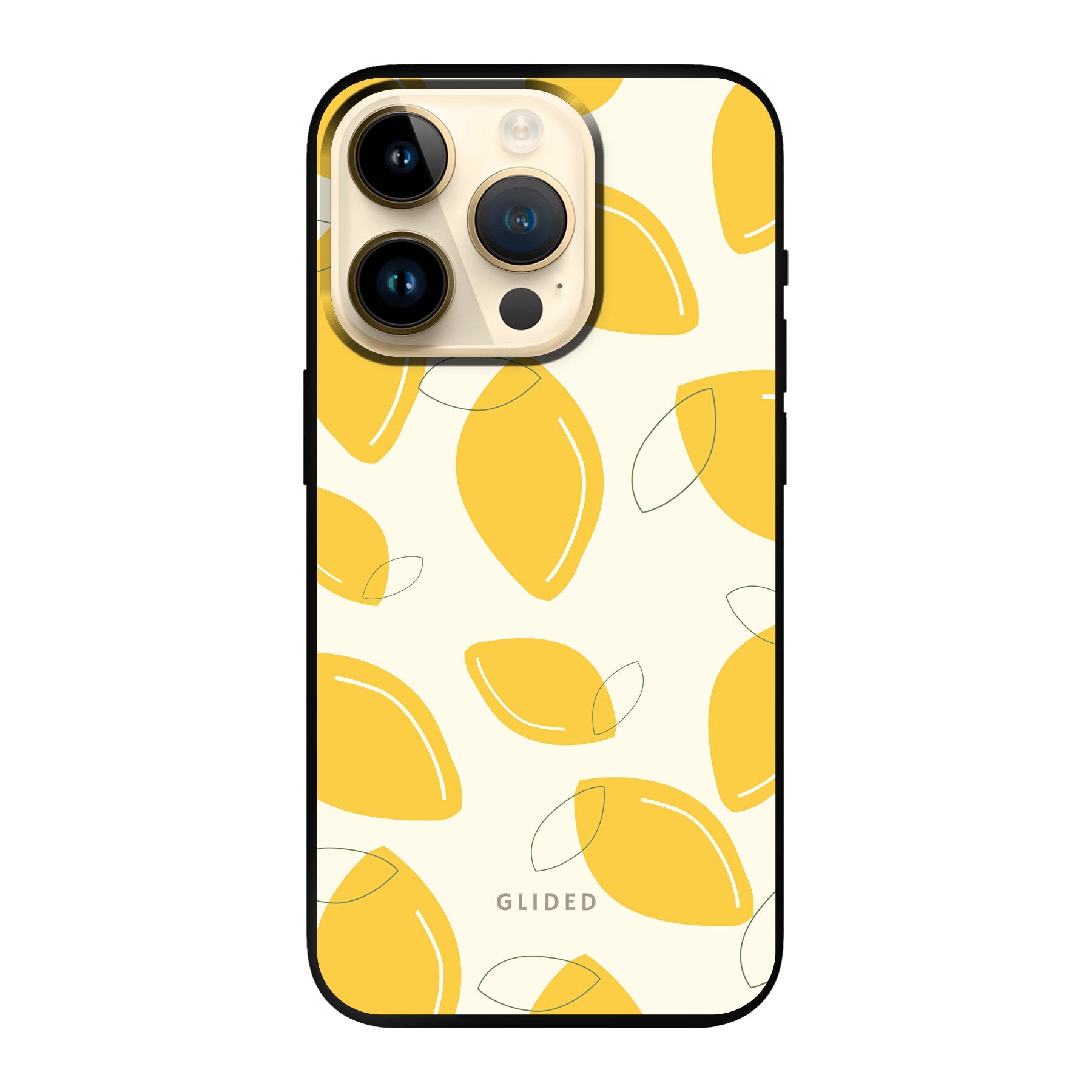 Abstract Lemon - iPhone 14 Pro - Soft case