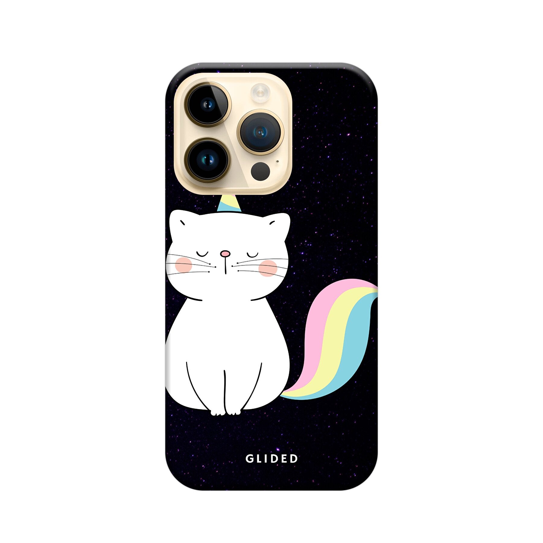 Unicorn Cat - iPhone 14 Pro Handyhülle Tough case