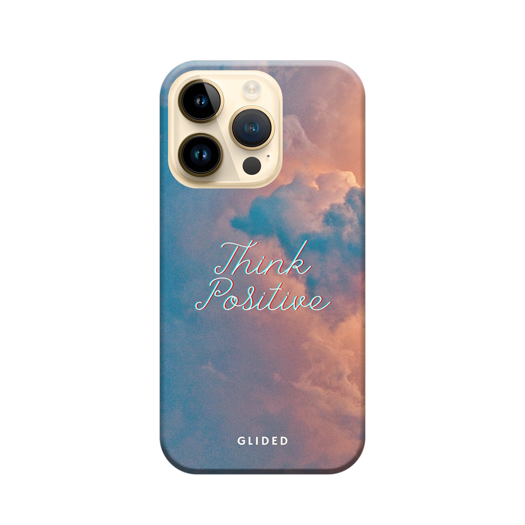 Think positive - iPhone 14 Pro Handyhülle Tough case