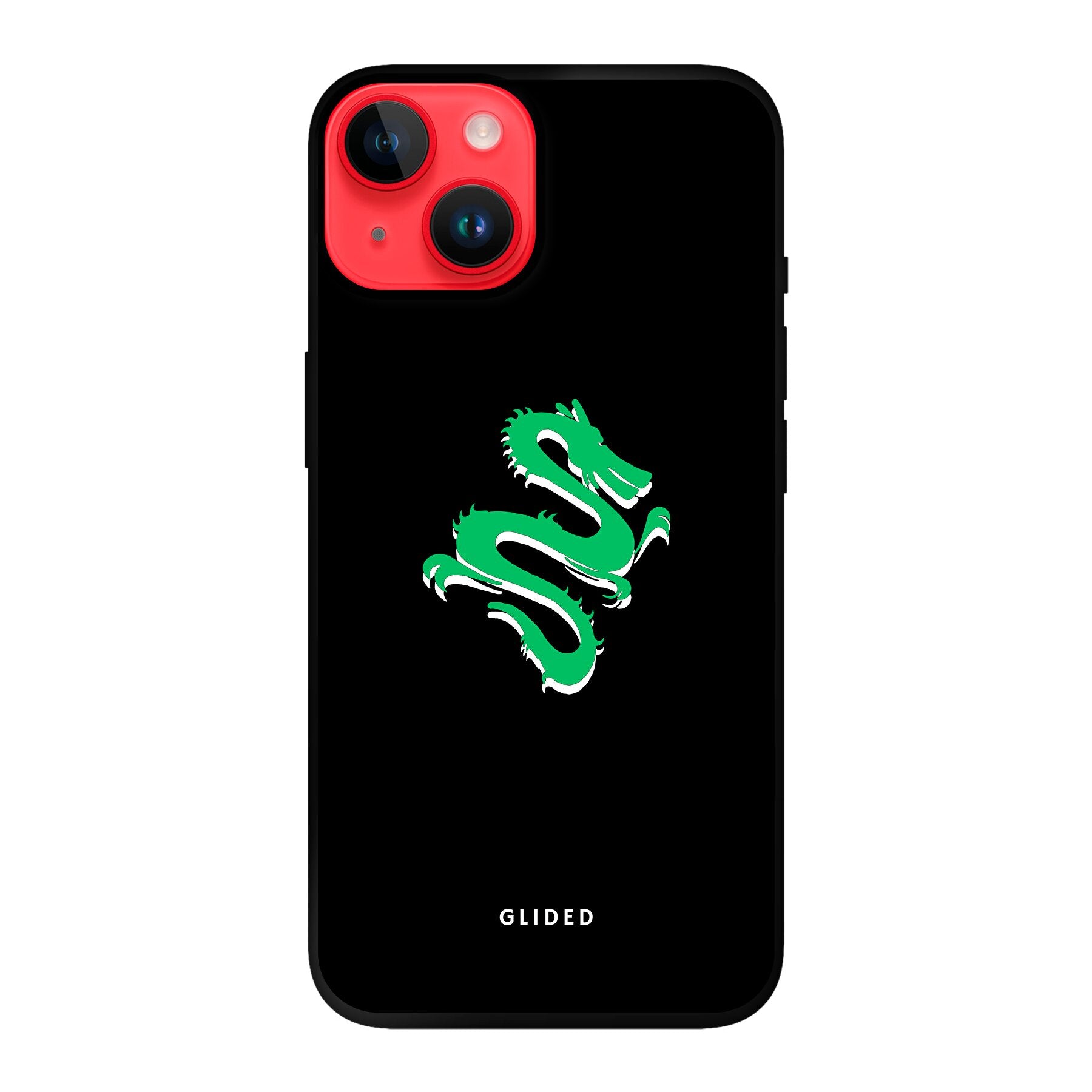 Emerald Dragon - iPhone 14 Handyhülle Soft case