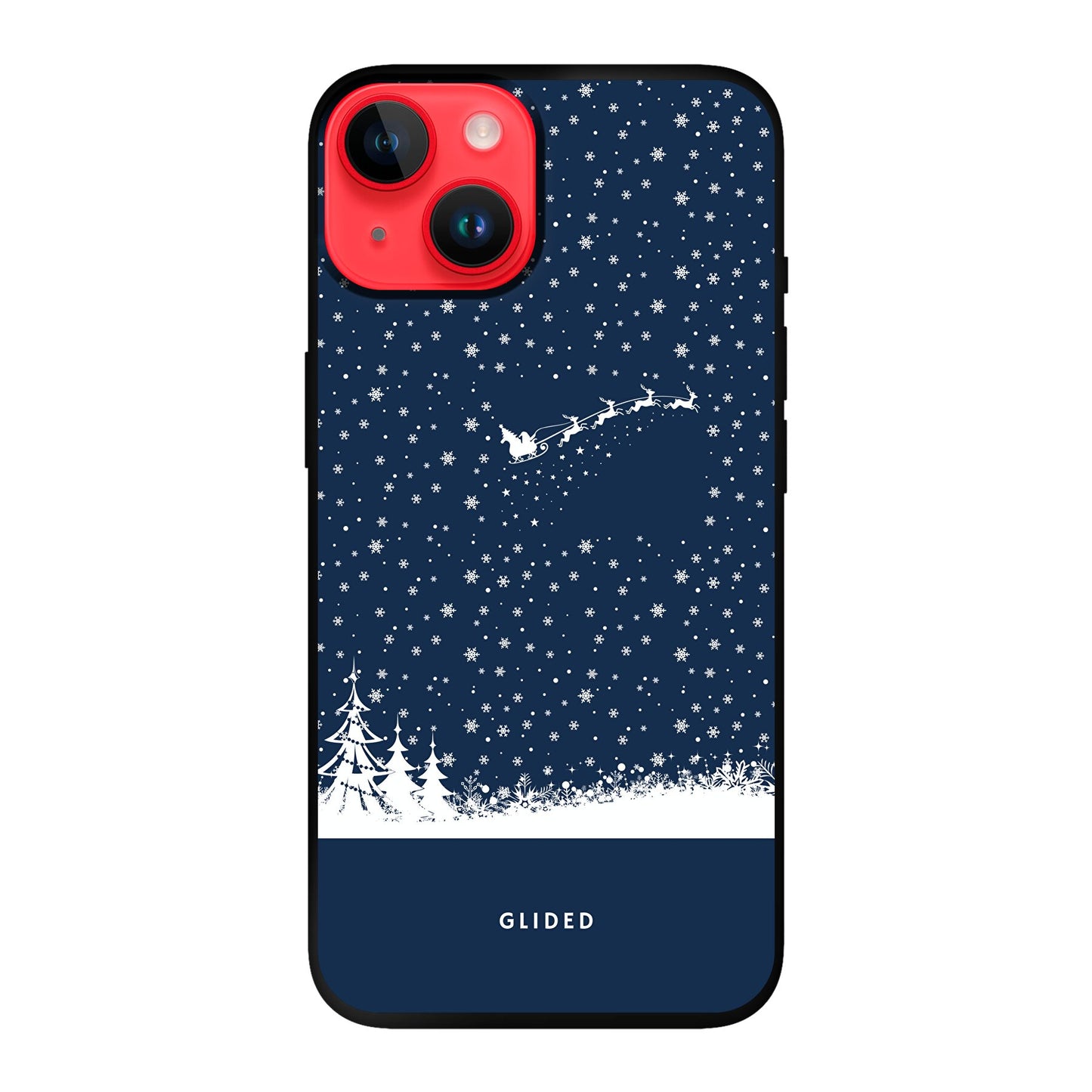 Flying Santa - iPhone 14 Handyhülle Soft case