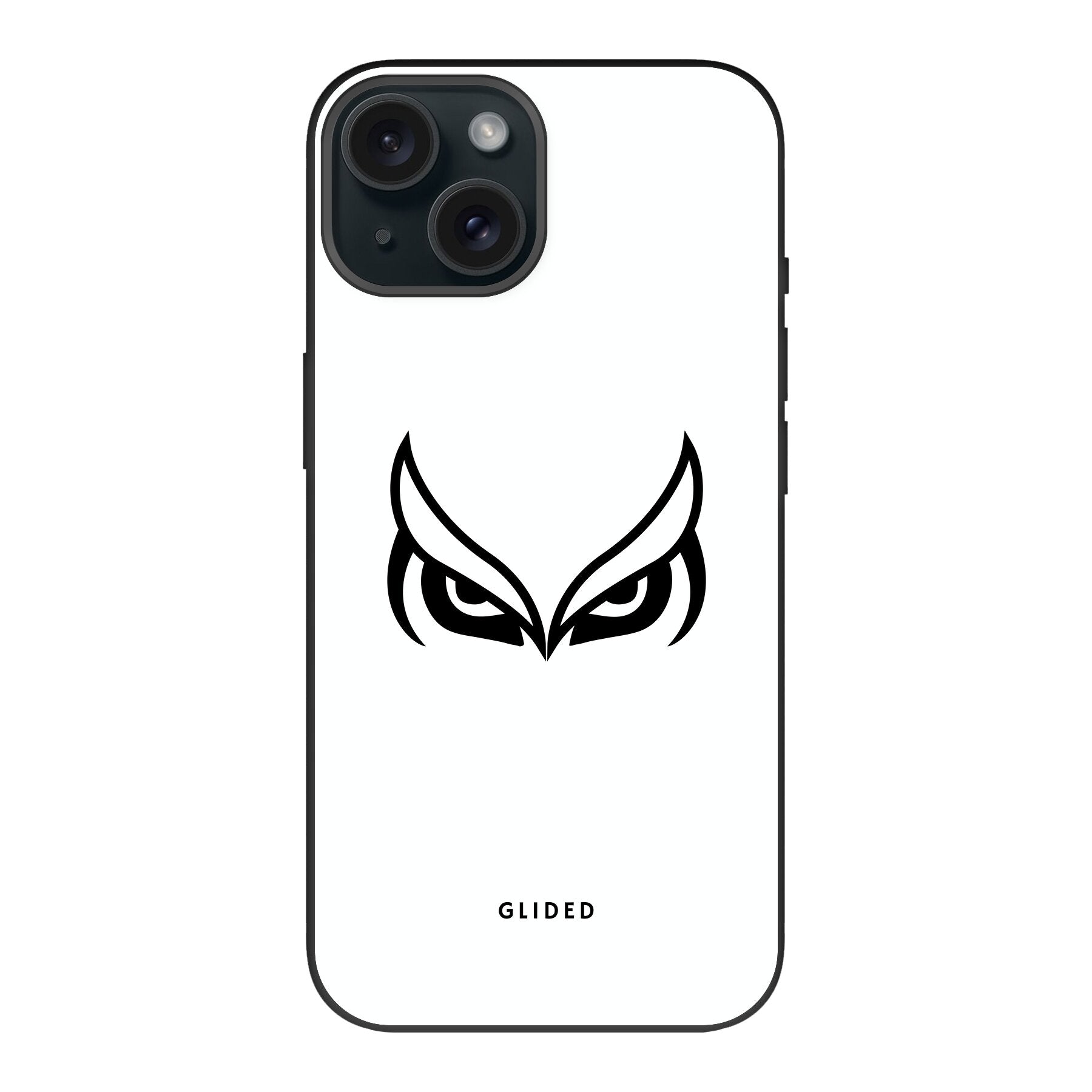 White Owl - iPhone 15 Handyhülle Biologisch Abbaubar