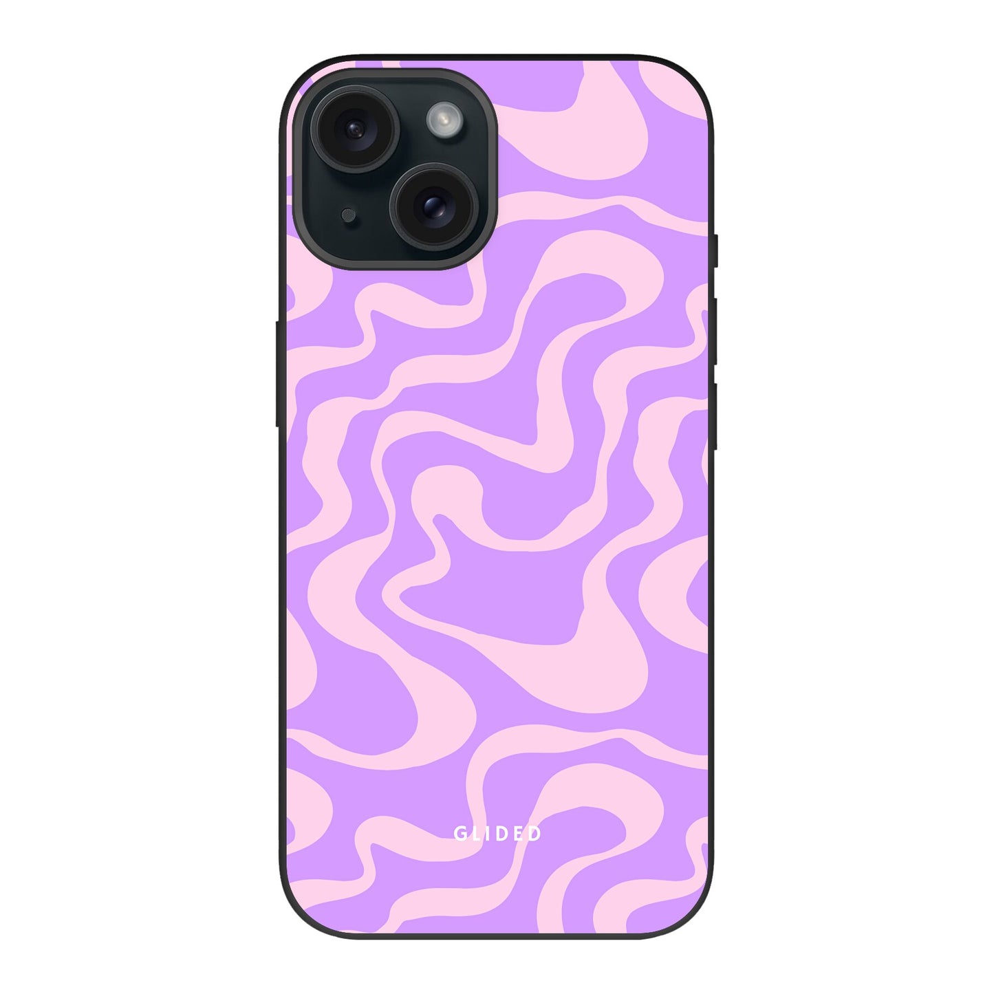 Purple Wave - iPhone 15 Handyhülle Biologisch Abbaubar