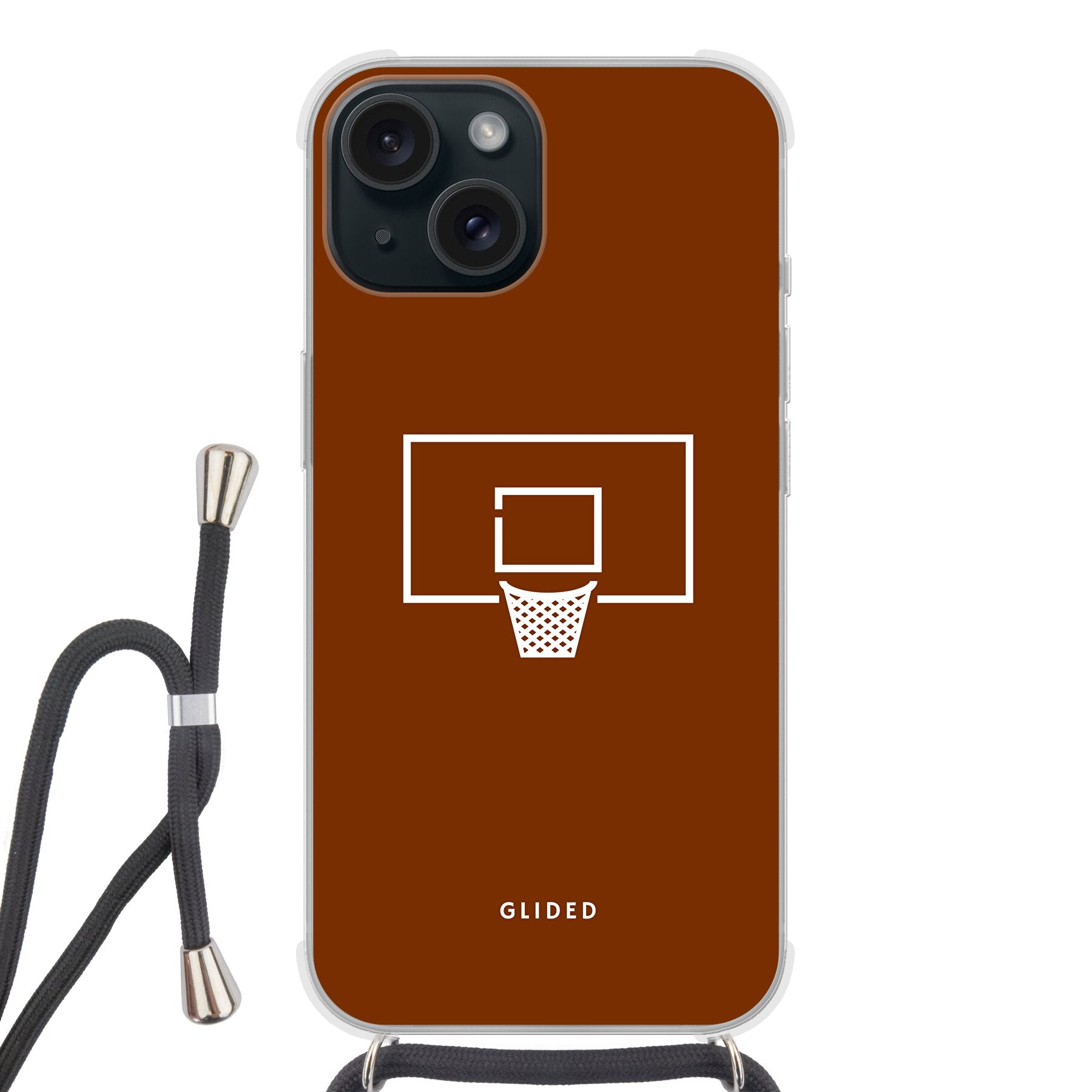 Basket Blaze - iPhone 15 Handyhülle Crossbody case mit Band