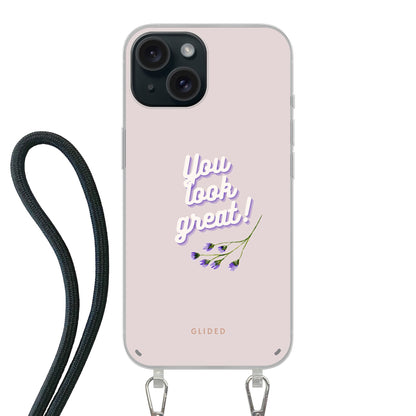 Looks great | GLIDED X CARMEN.RSO - iPhone 15 - Crossbody case mit Band