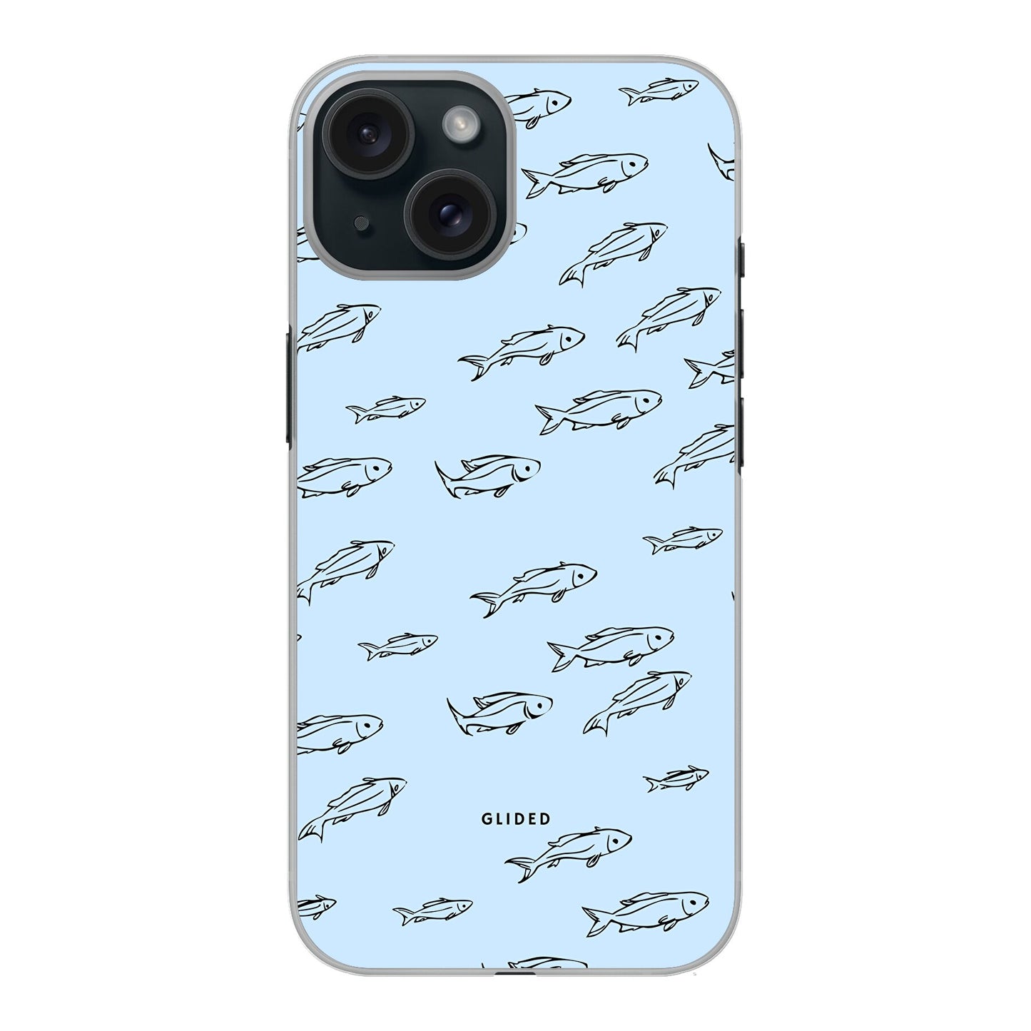 Fishy - iPhone 15 Handyhülle Hard Case