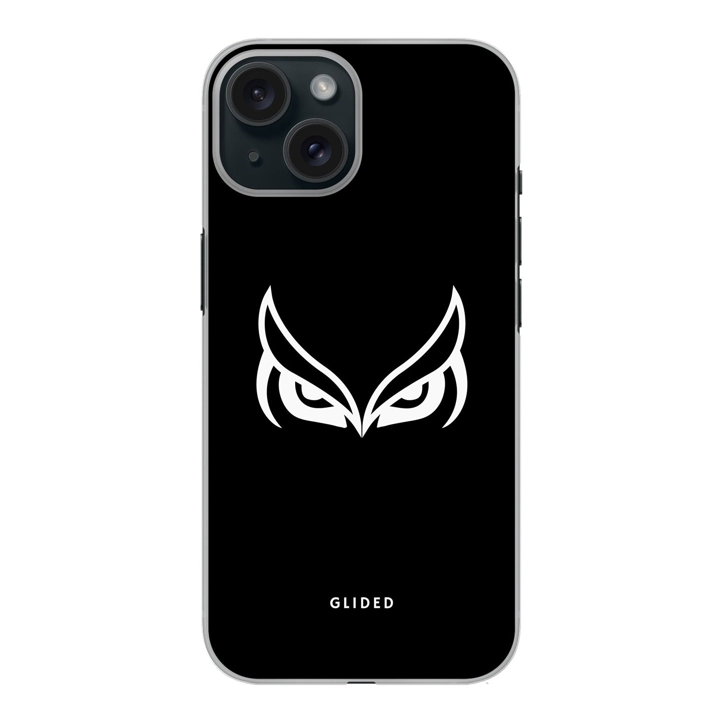 Dark owl - iPhone 15 Handyhülle Hard Case