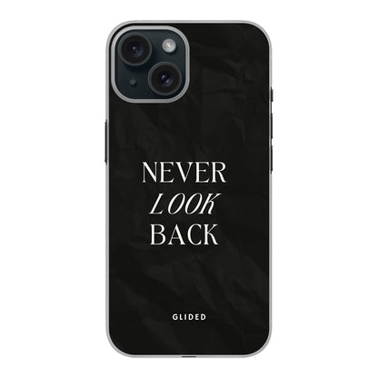 Never Back - iPhone 15 Handyhülle Hard Case