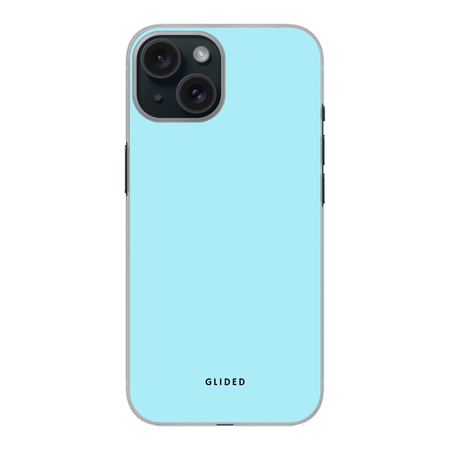 Turquoise Touch - iPhone 15 Handyhülle Hard Case