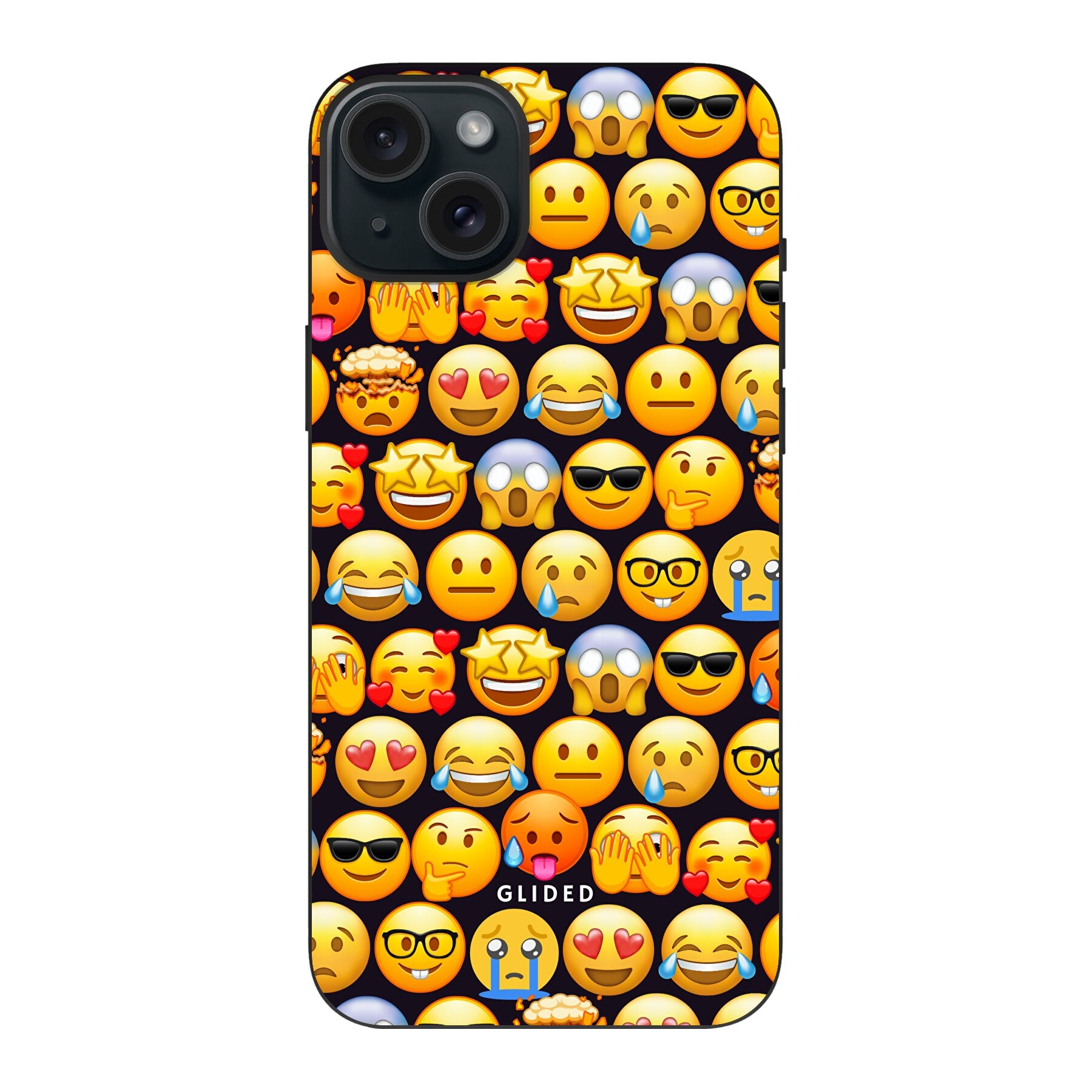 Emoji Town - iPhone 15 Plus Handyhülle Biologisch Abbaubar