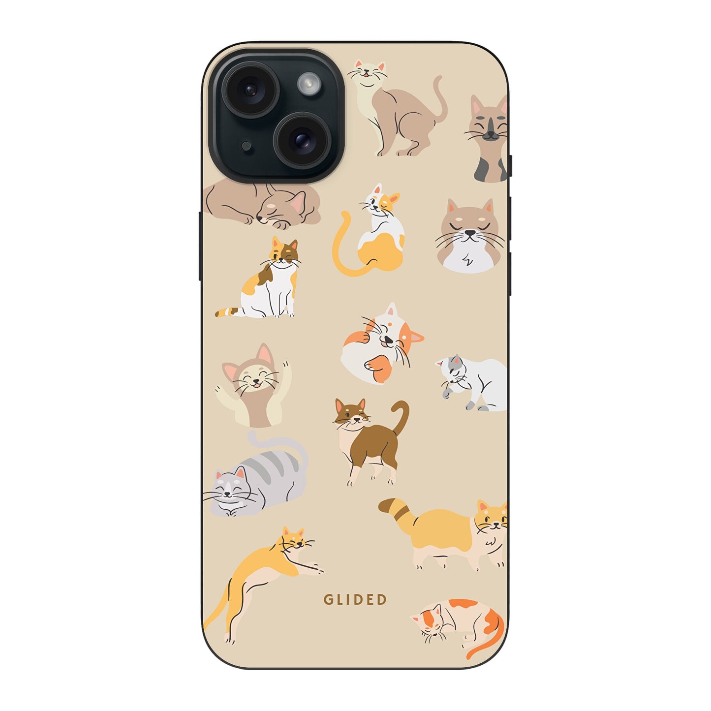 Meow - iPhone 15 Plus Handyhülle Biologisch Abbaubar