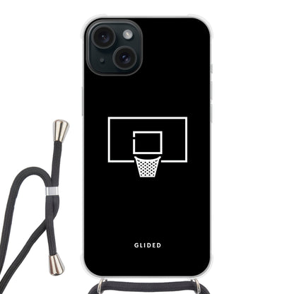 Basketball Fun - iPhone 15 Plus Handyhülle Crossbody case mit Band