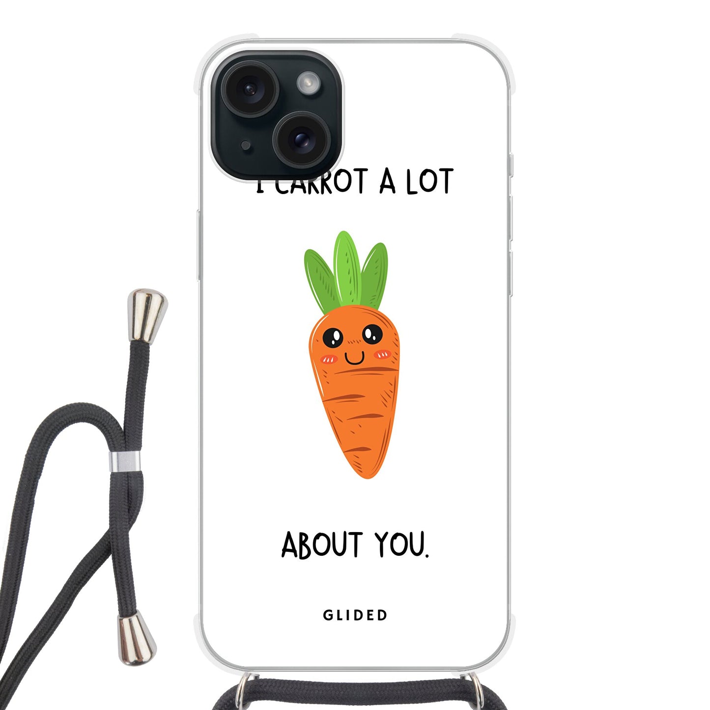 Lots Carrots - iPhone 15 Plus - Crossbody case mit Band