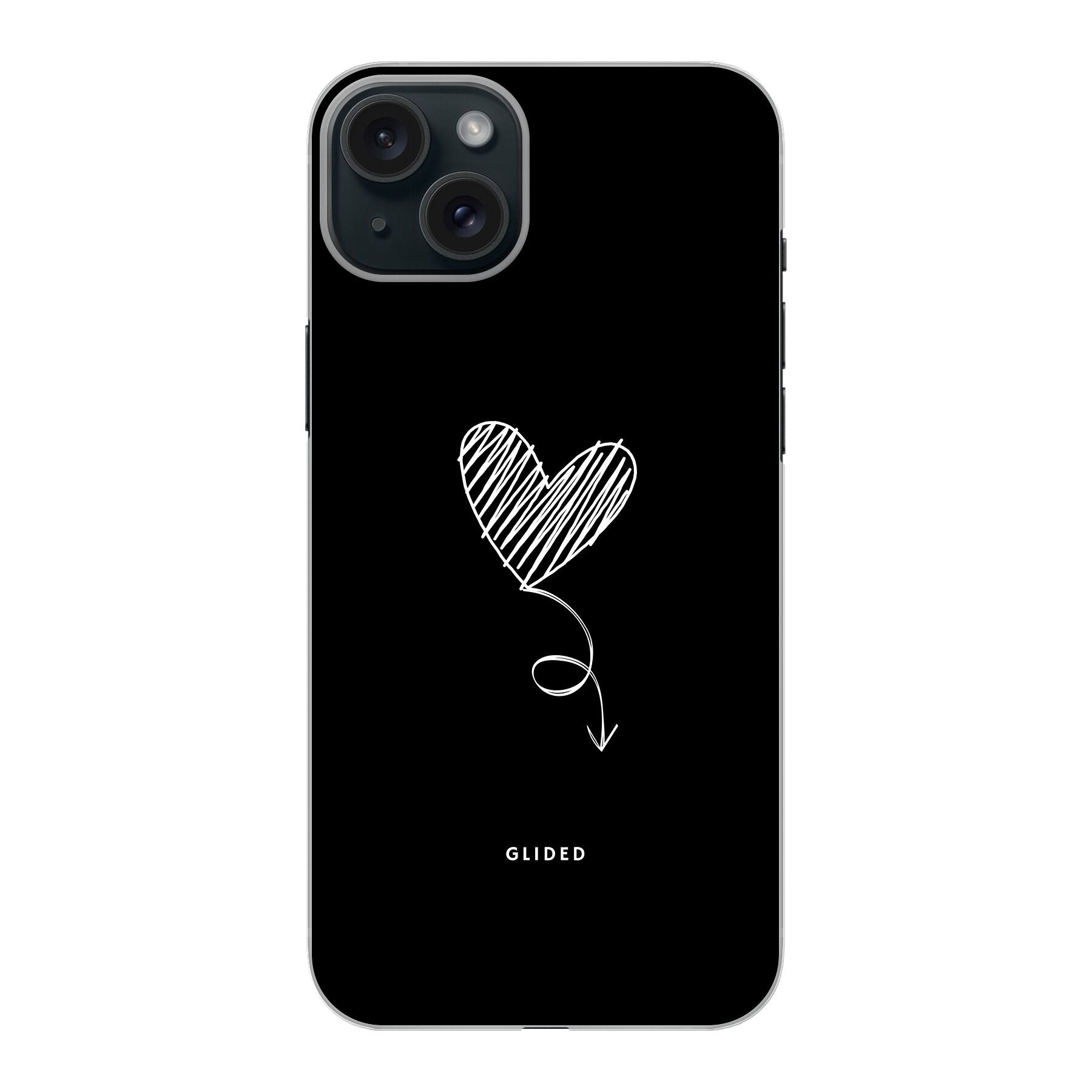 Dark Heart - iPhone 15 Plus Handyhülle Hard Case