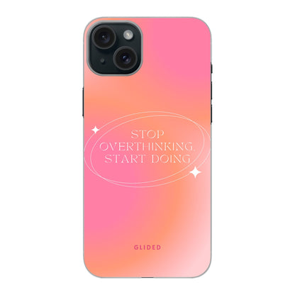 Start Doing - iPhone 15 Plus Handyhülle Hard Case