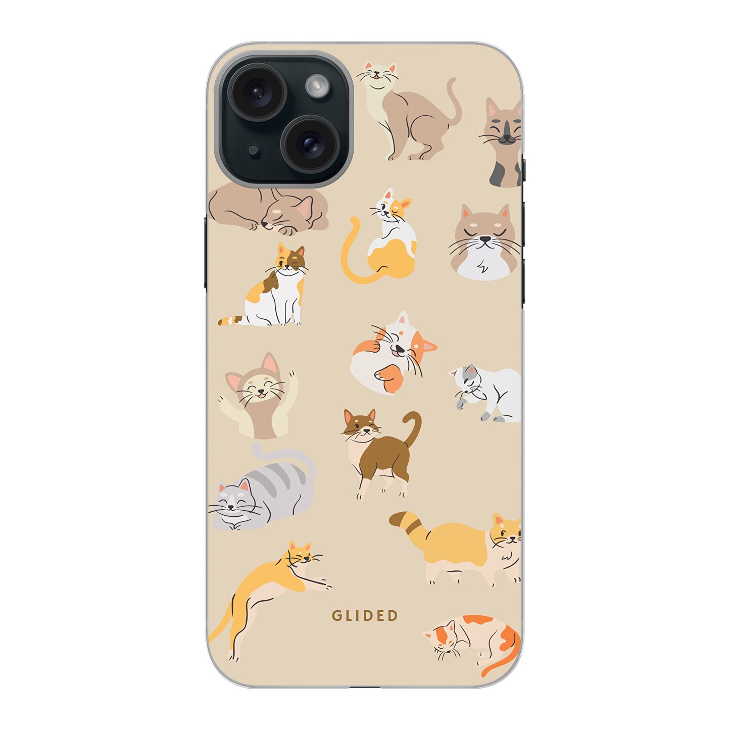 Meow - iPhone 15 Plus Handyhülle Hard Case