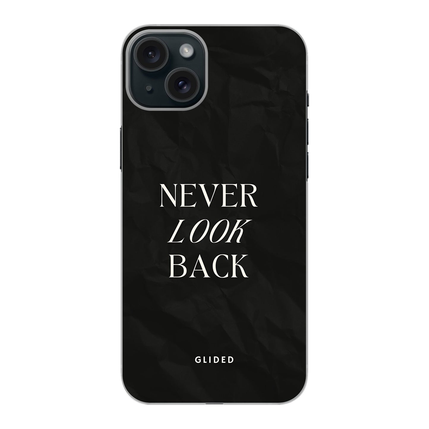 Never Back - iPhone 15 Plus Handyhülle Hard Case