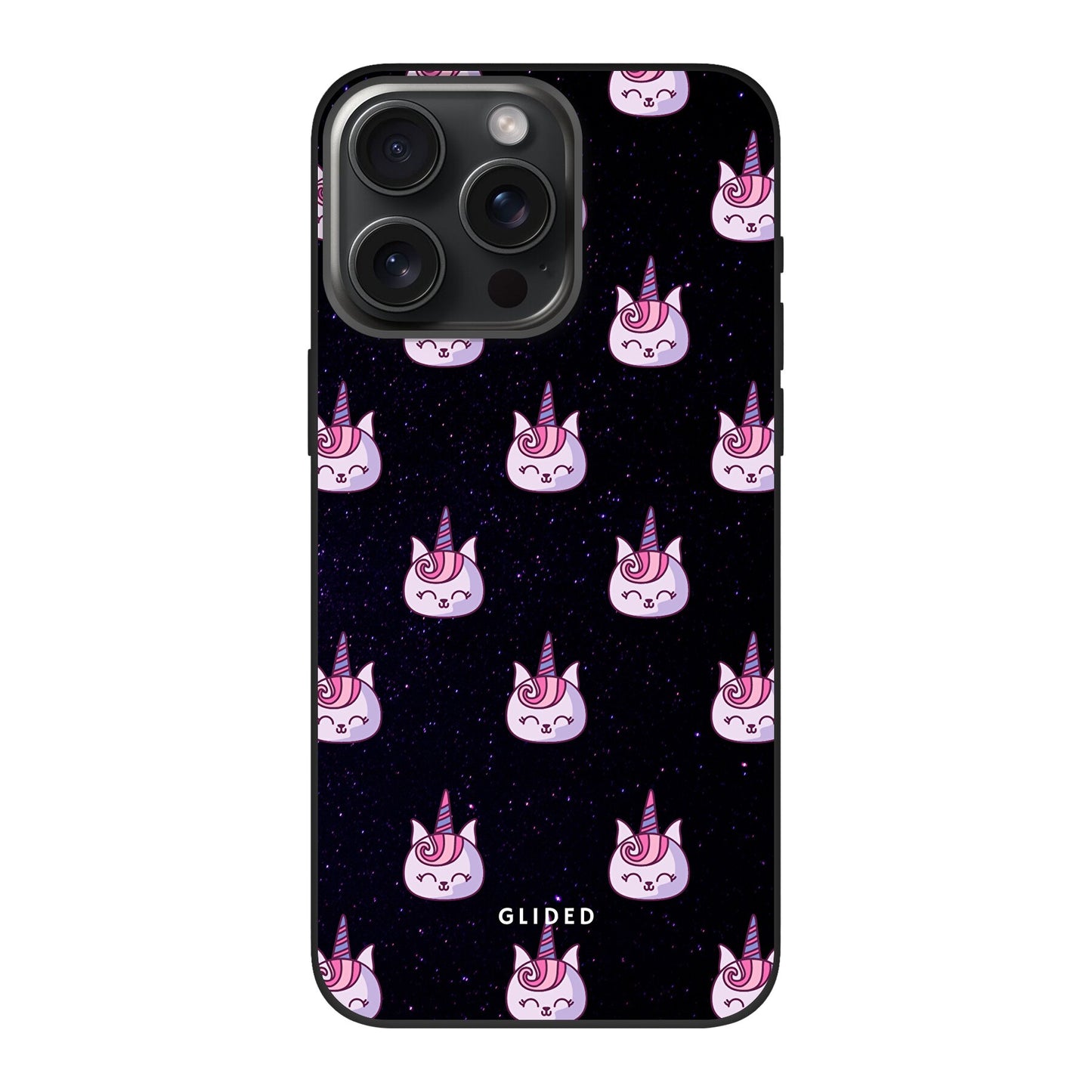 Unicorn Meow - iPhone 15 Pro Handyhülle Biologisch Abbaubar