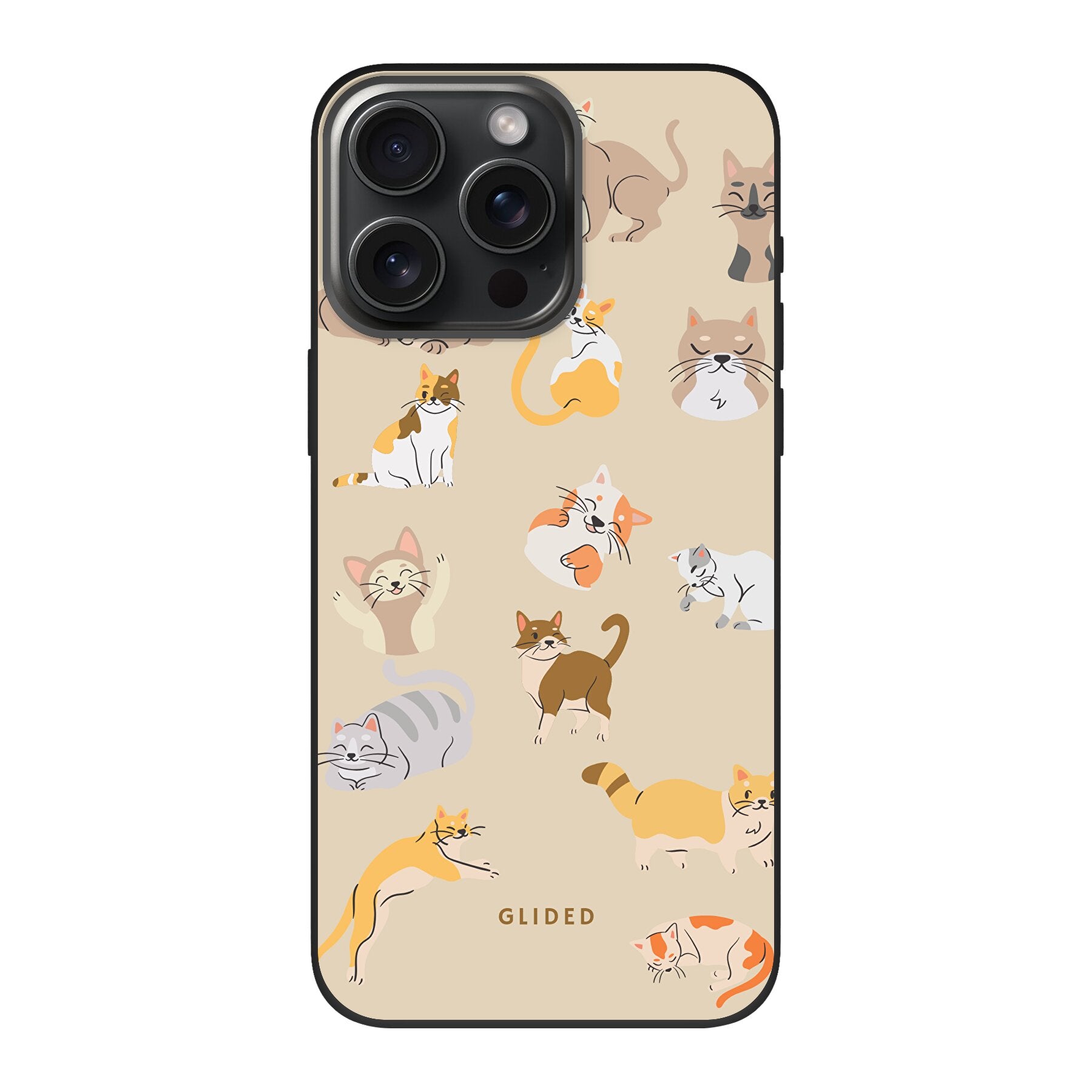 Meow - iPhone 15 Pro Handyhülle Biologisch Abbaubar