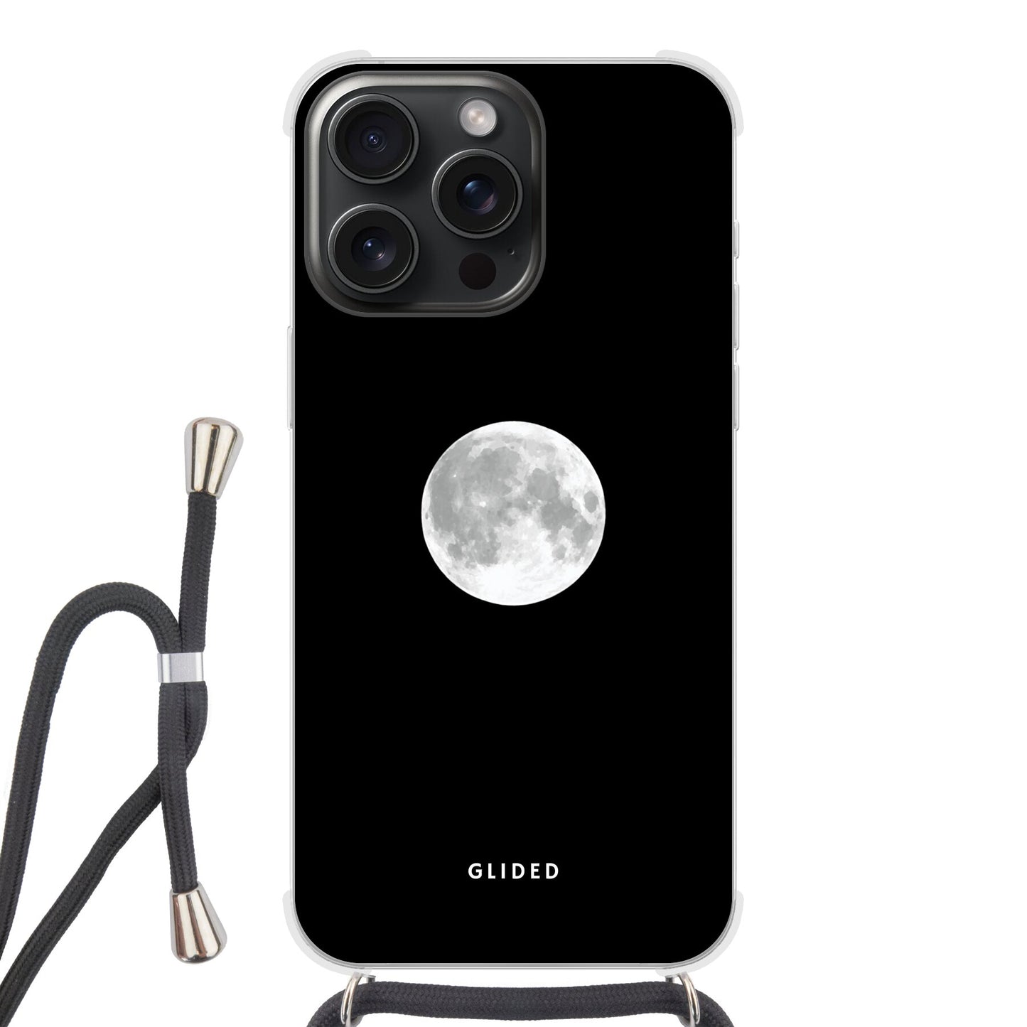 Epic Moon - iPhone 15 Pro Handyhülle Crossbody case mit Band