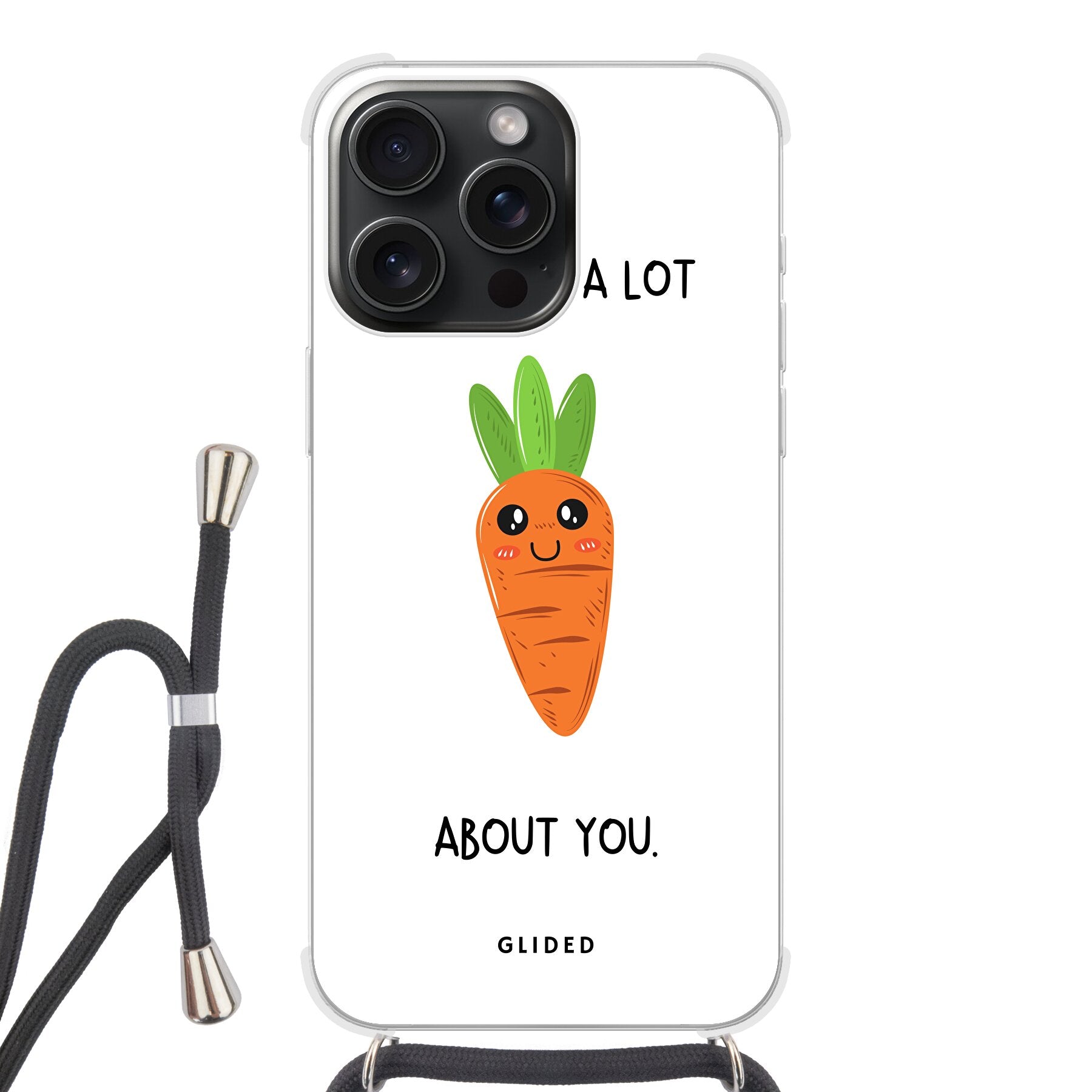 Lots Carrots - iPhone 15 Pro - Crossbody case mit Band