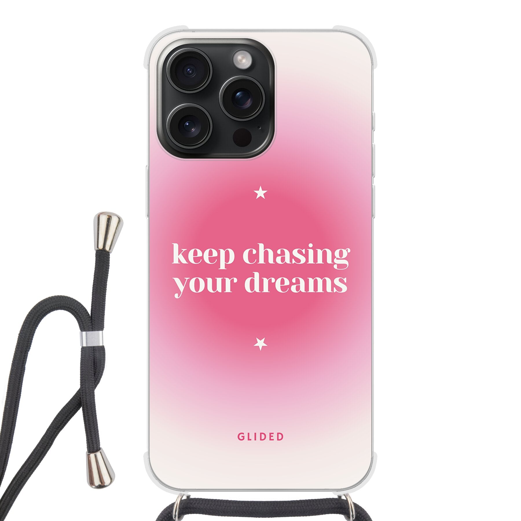 Chasing Dreams - iPhone 15 Pro Handyhülle Crossbody case mit Band
