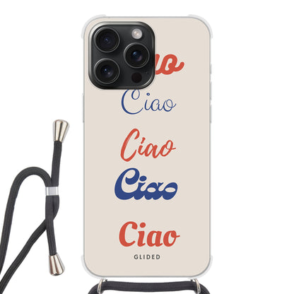 Ciao - iPhone 15 Pro - Crossbody case mit Band