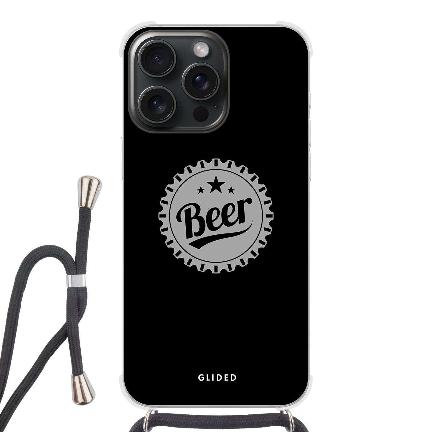 Cheers - iPhone 15 Pro - Crossbody case mit Band