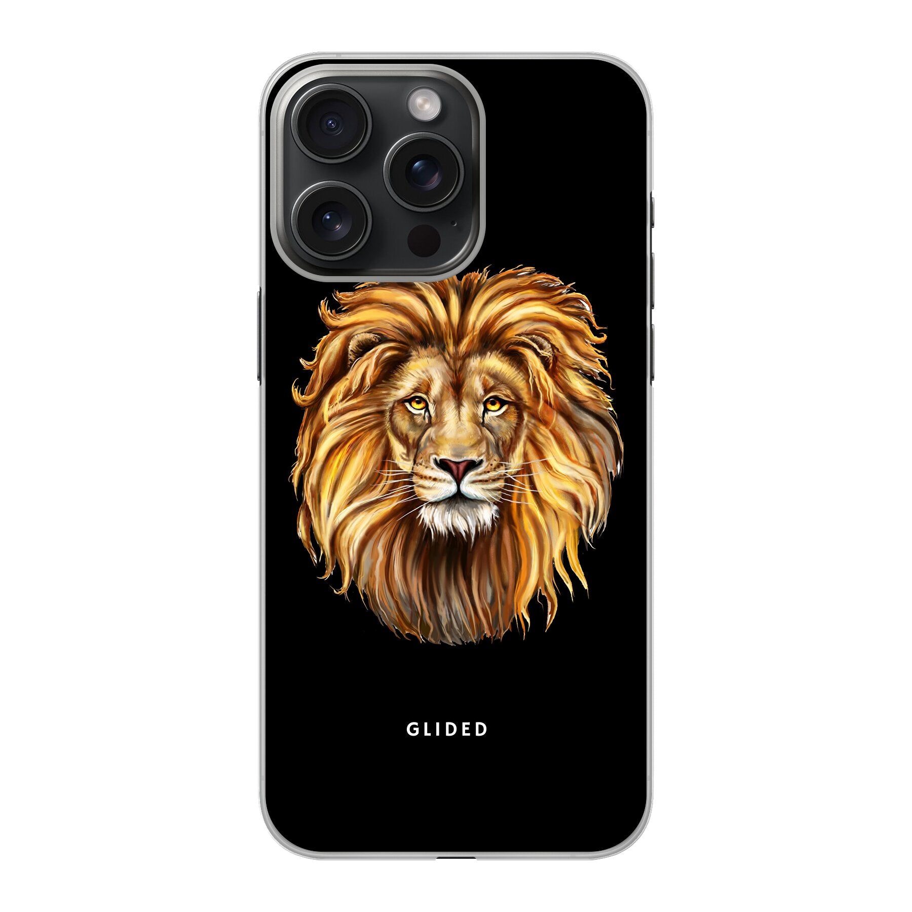 Lion Majesty - iPhone 15 Pro - Hard Case