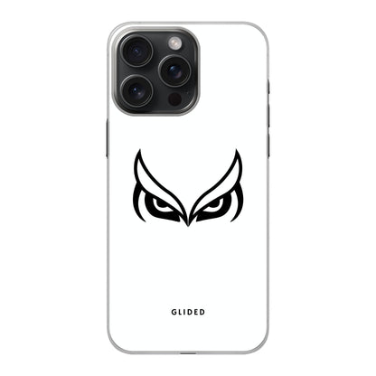 White Owl - iPhone 15 Pro Handyhülle Hard Case