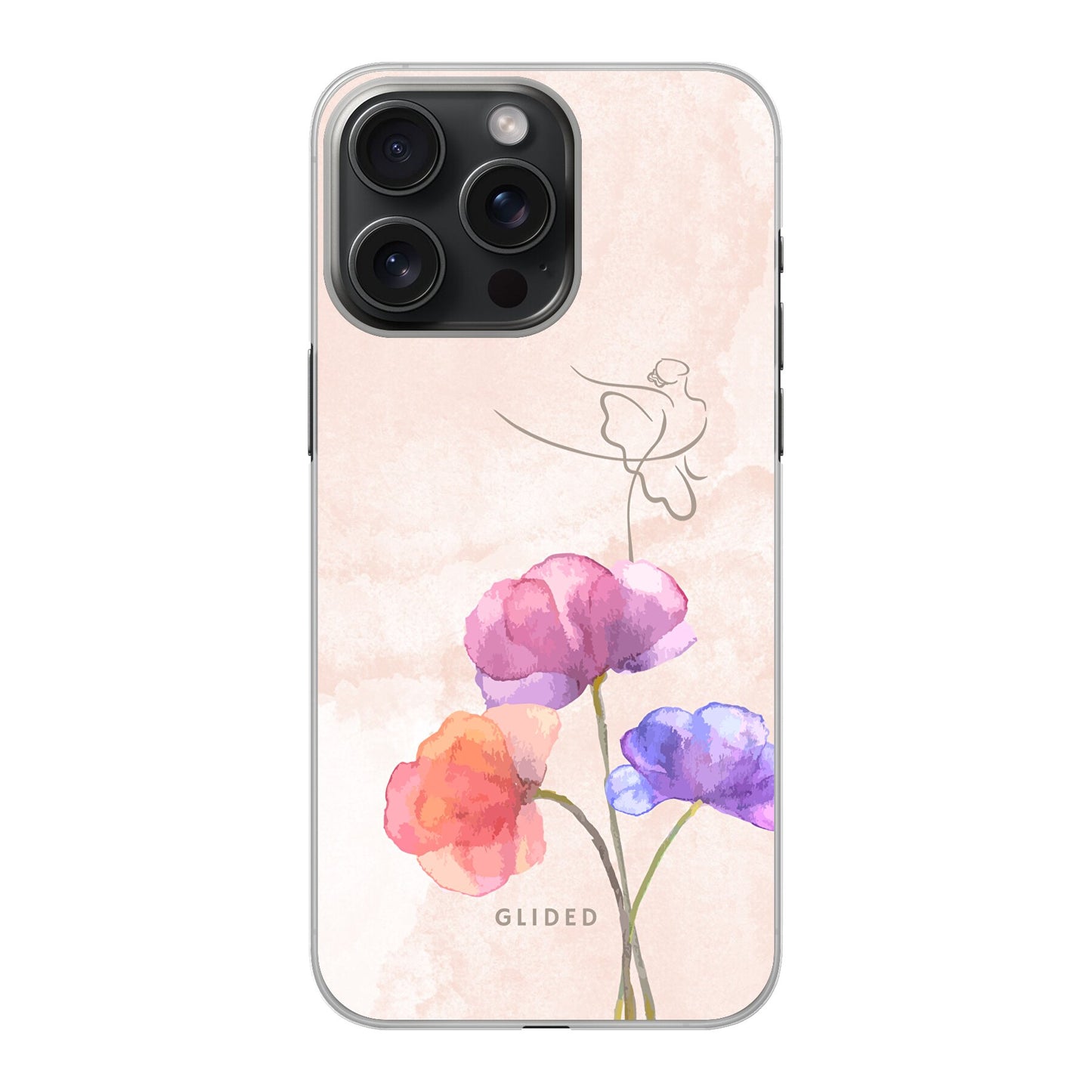 Blossom - iPhone 15 Pro Handyhülle Hard Case