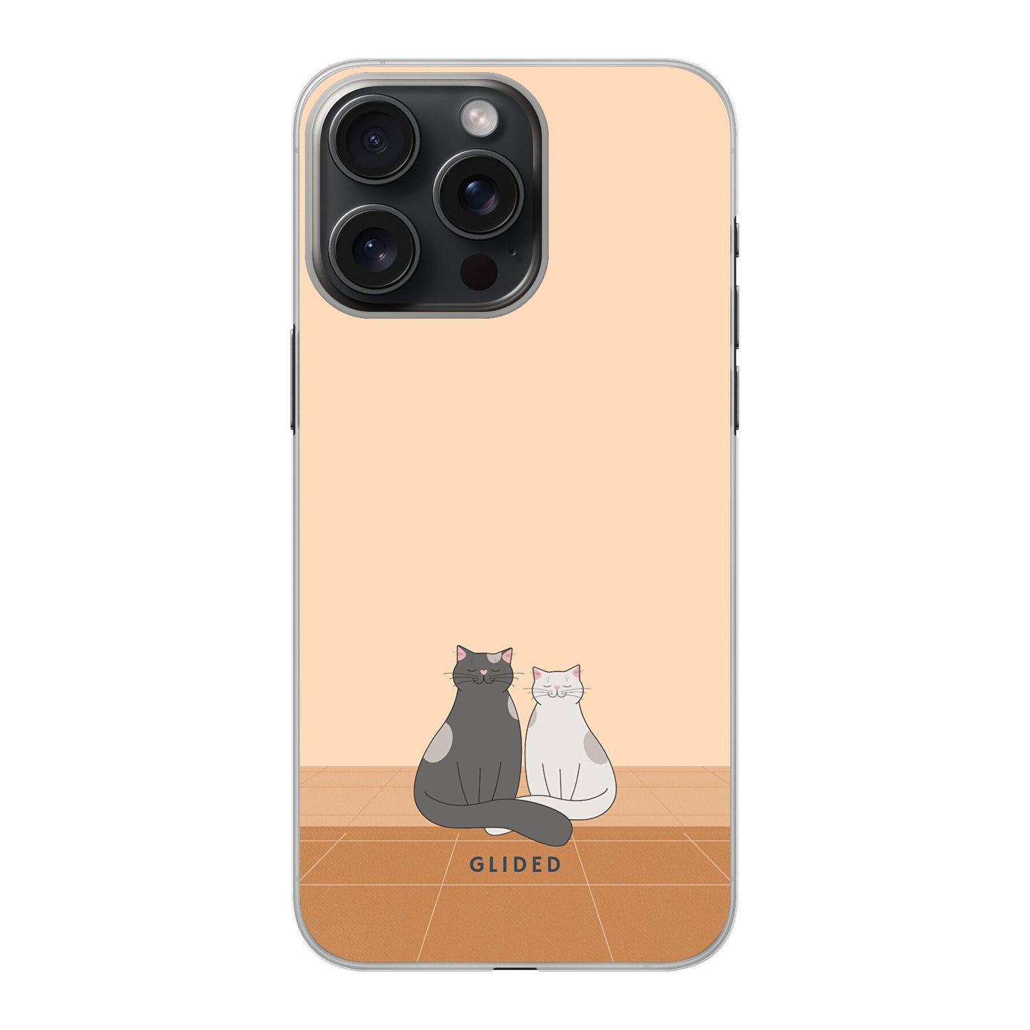 Catty Friends - iPhone 15 Pro Handyhülle Hard Case