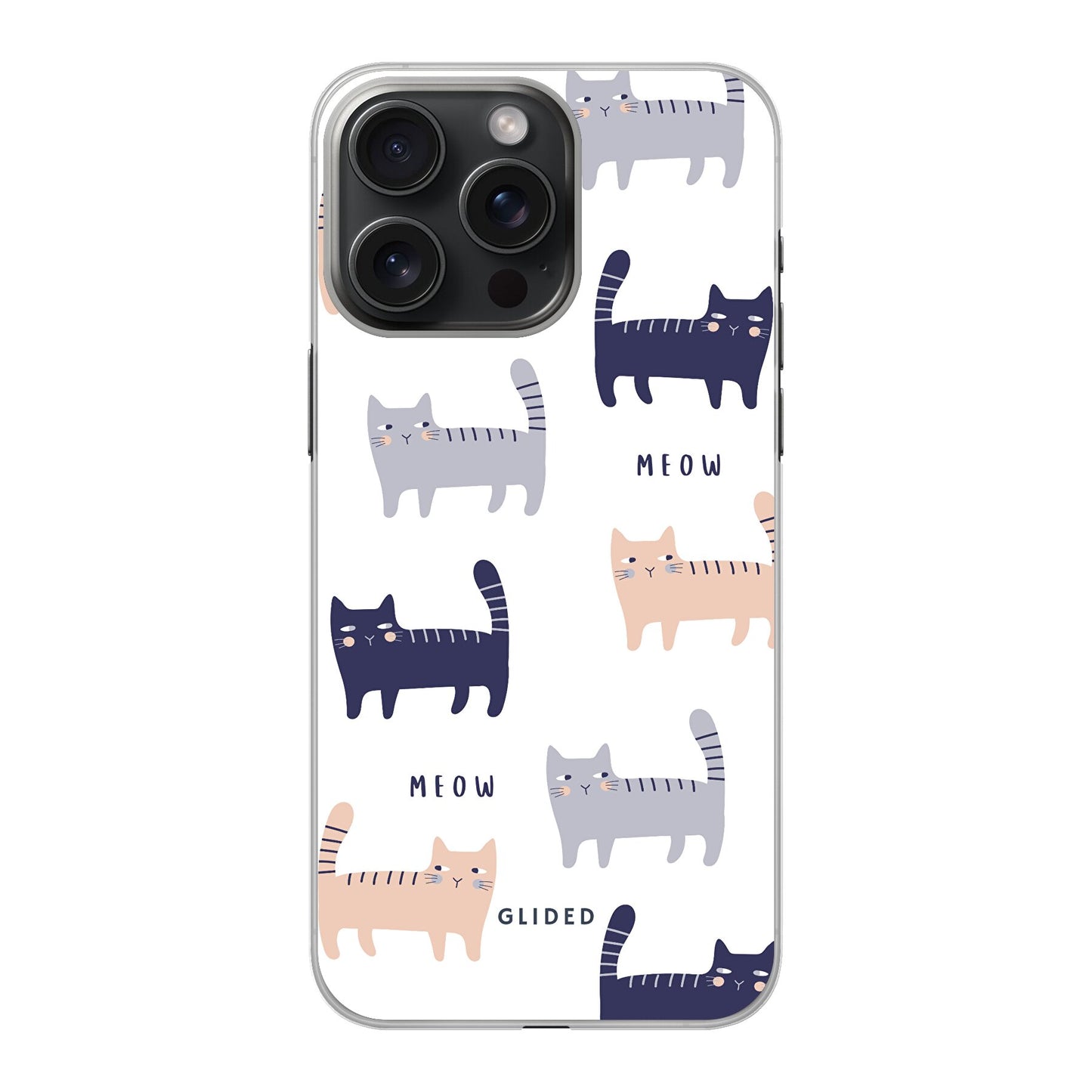 Purrfection - iPhone 15 Pro Handyhülle Hard Case