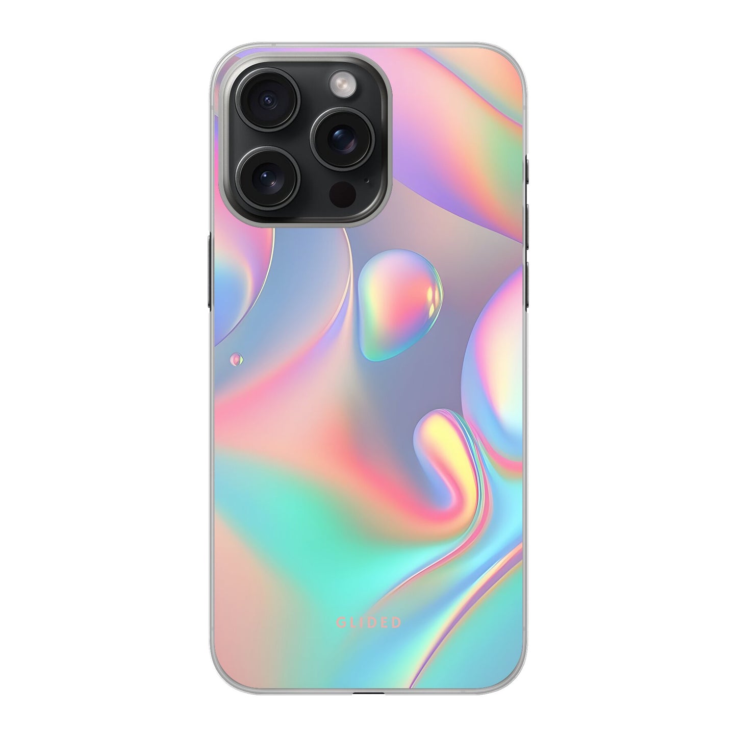 Holographic Aesthetic - iPhone 15 Pro Handyhülle Hard Case