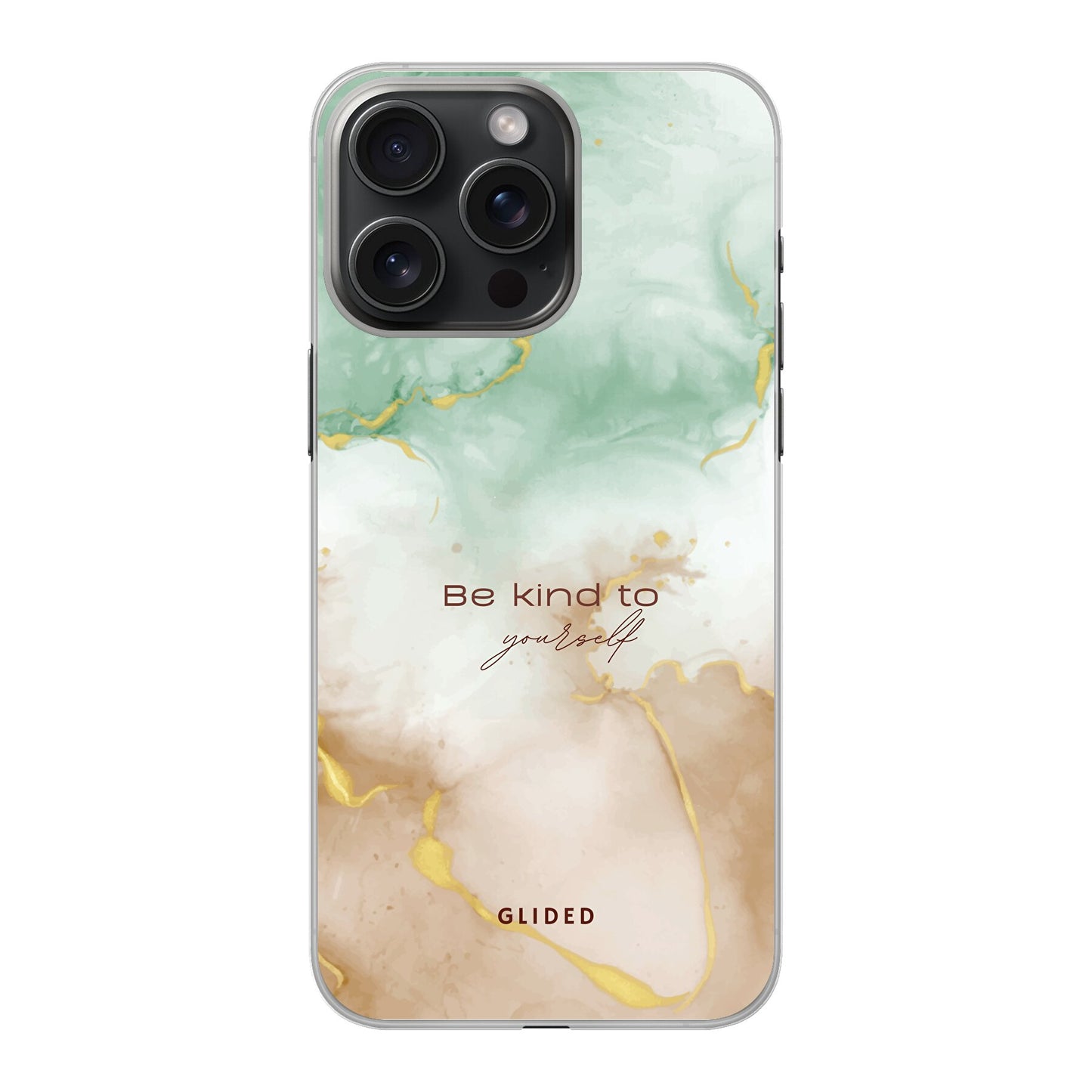 Kind to yourself - iPhone 15 Pro Handyhülle Hard Case