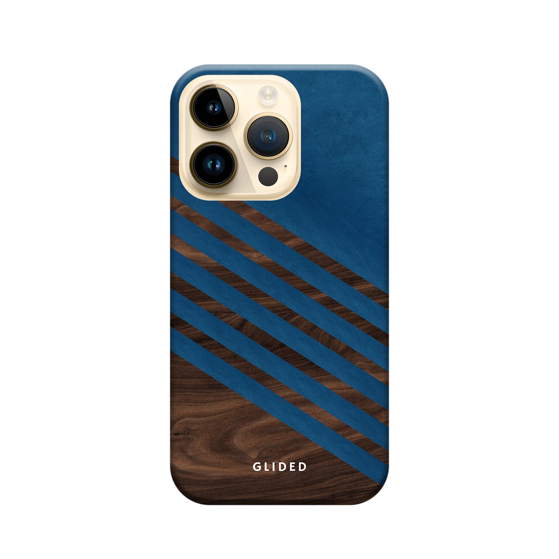 Blue Wood - iPhone 15 Pro Handyhülle MagSafe Tough case