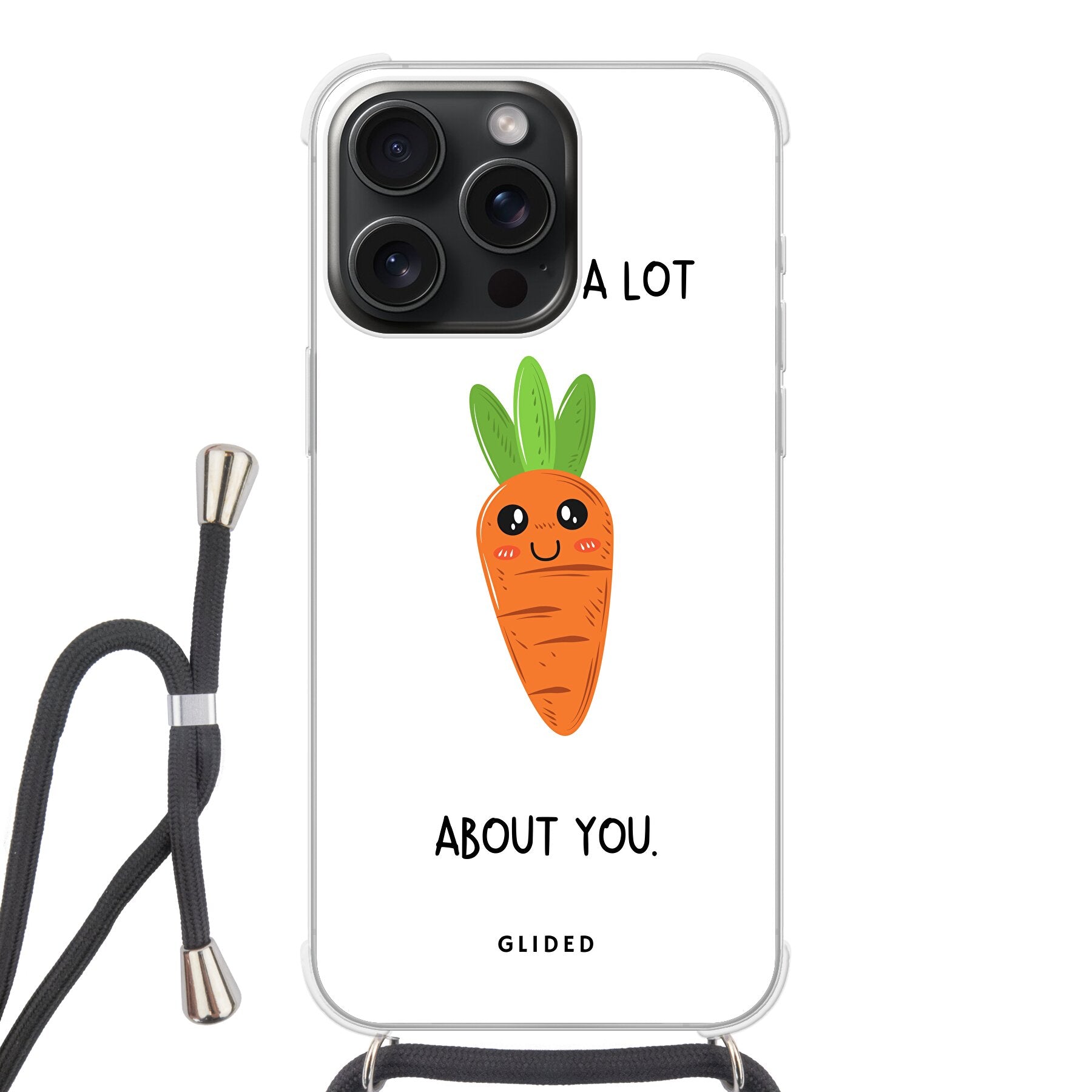 Lots Carrots - iPhone 15 Pro Max - Crossbody case mit Band
