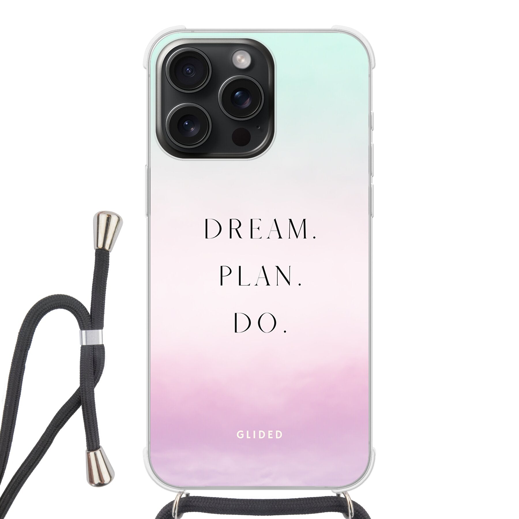 Dream - iPhone 15 Pro Max Handyhülle Crossbody case mit Band