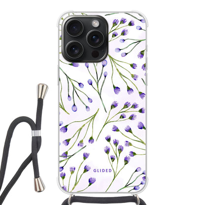 Violet Garden - iPhone 15 Pro Max Handyhülle Crossbody case mit Band