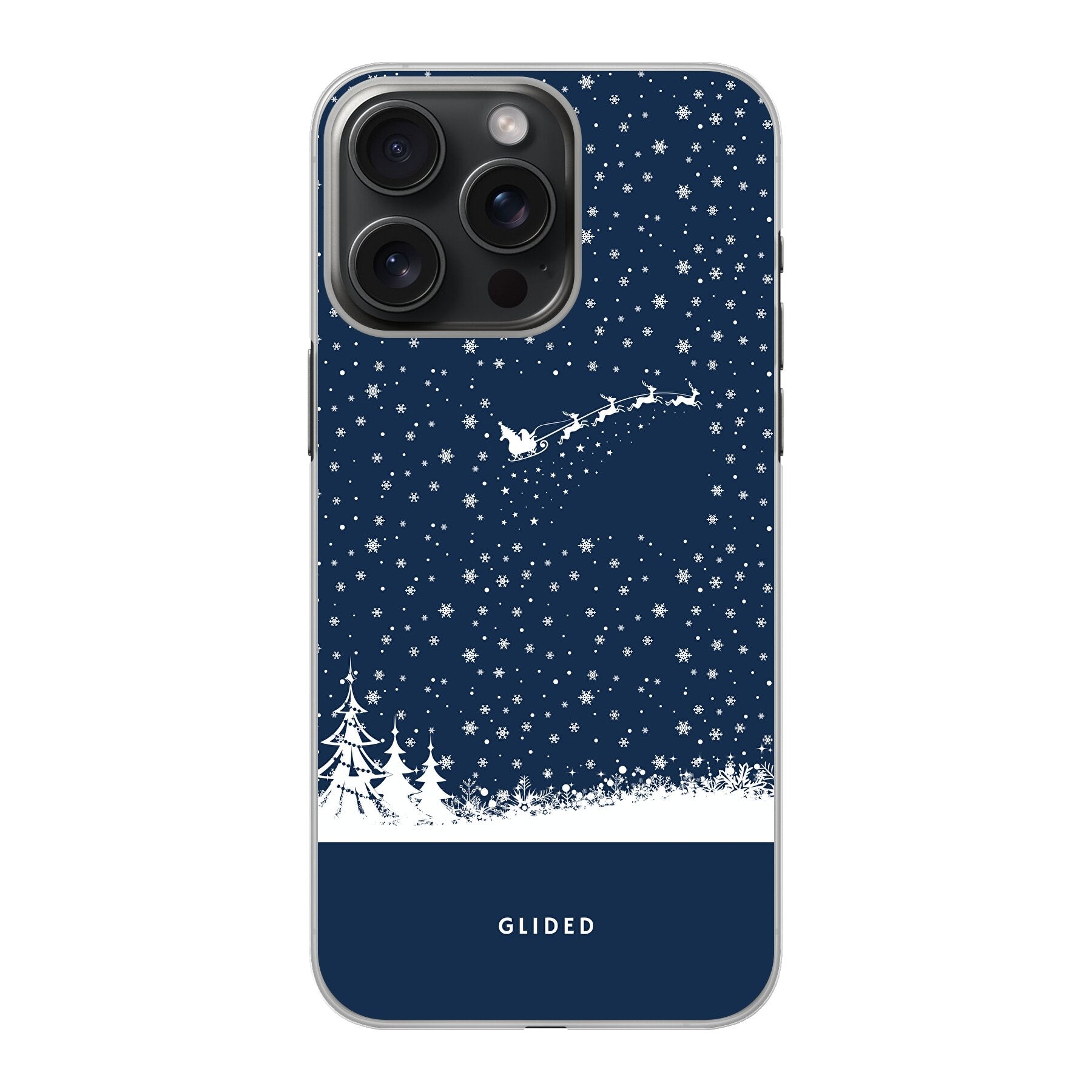 Flying Santa - iPhone 15 Pro Max Handyhülle Hard Case