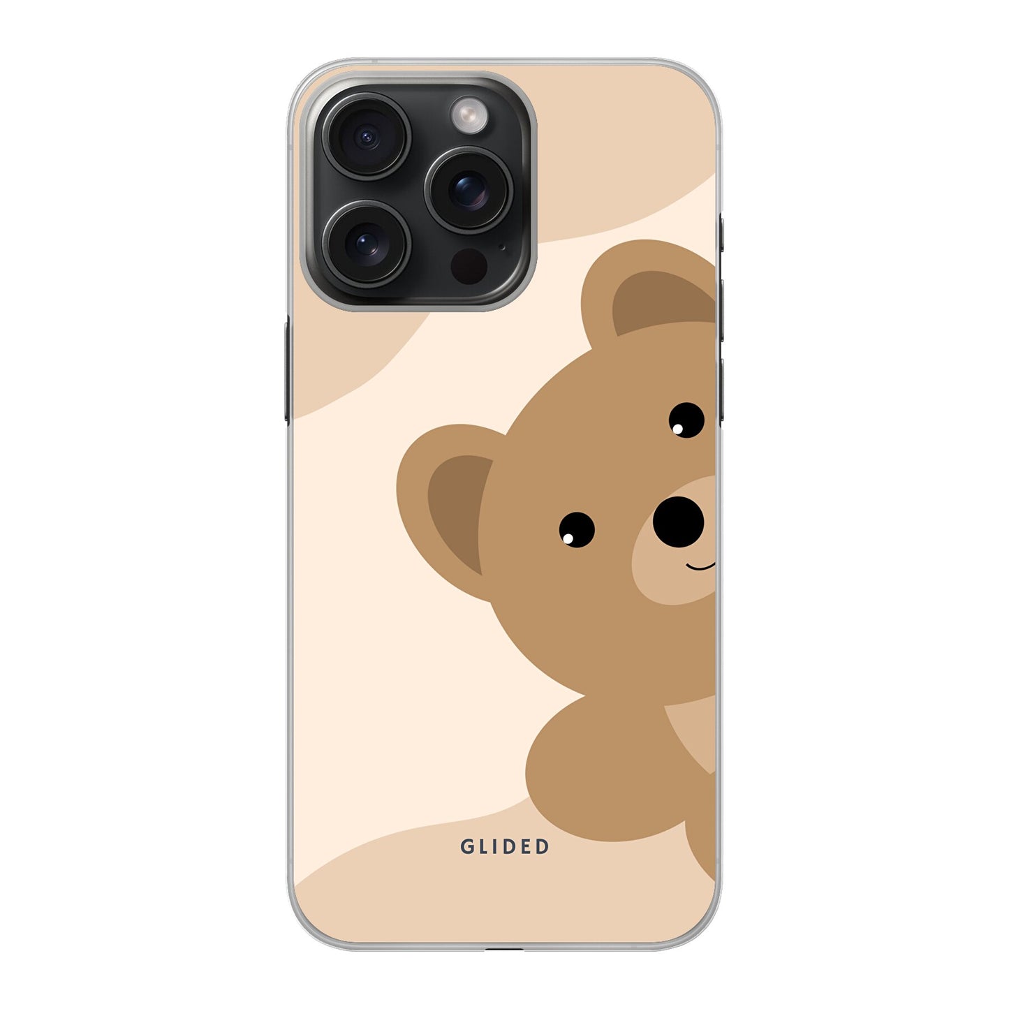 BearLove Left - iPhone 15 Pro Max Handyhülle Hard Case