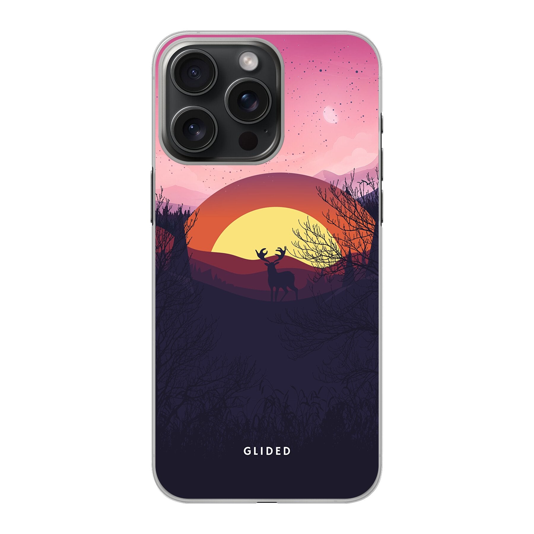 Sunset Majesty - iPhone 15 Pro Max Handyhülle Hard Case